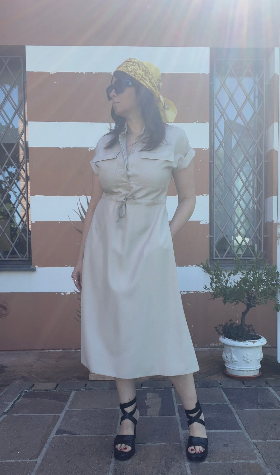 Robe en soie Loro Piana