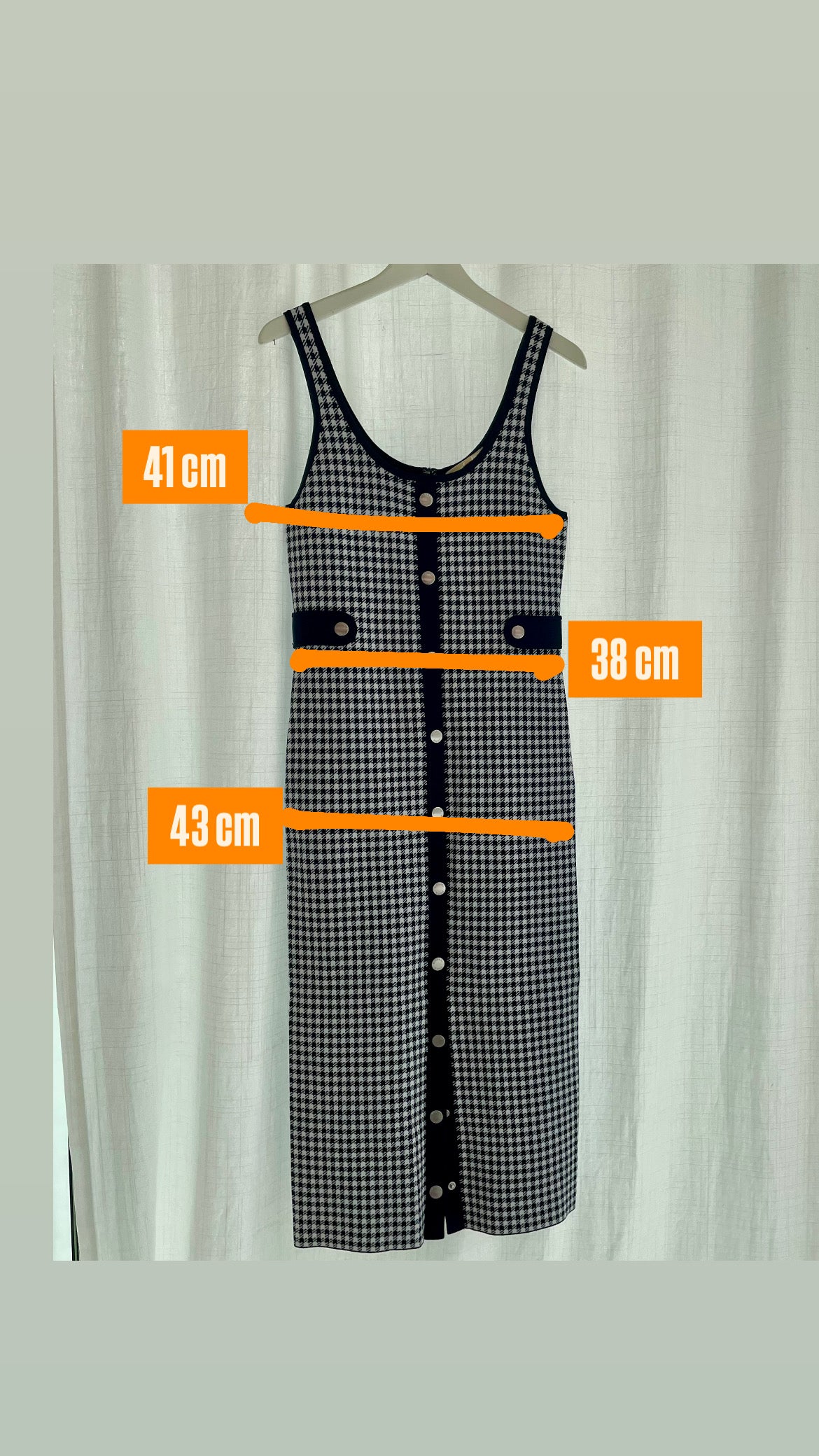 Robe jacquard vichy