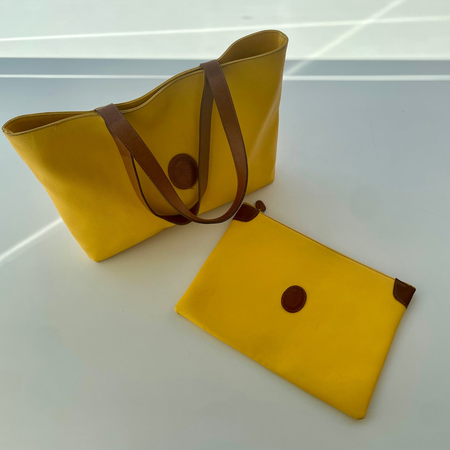 Yellow shopper - Trussardi
