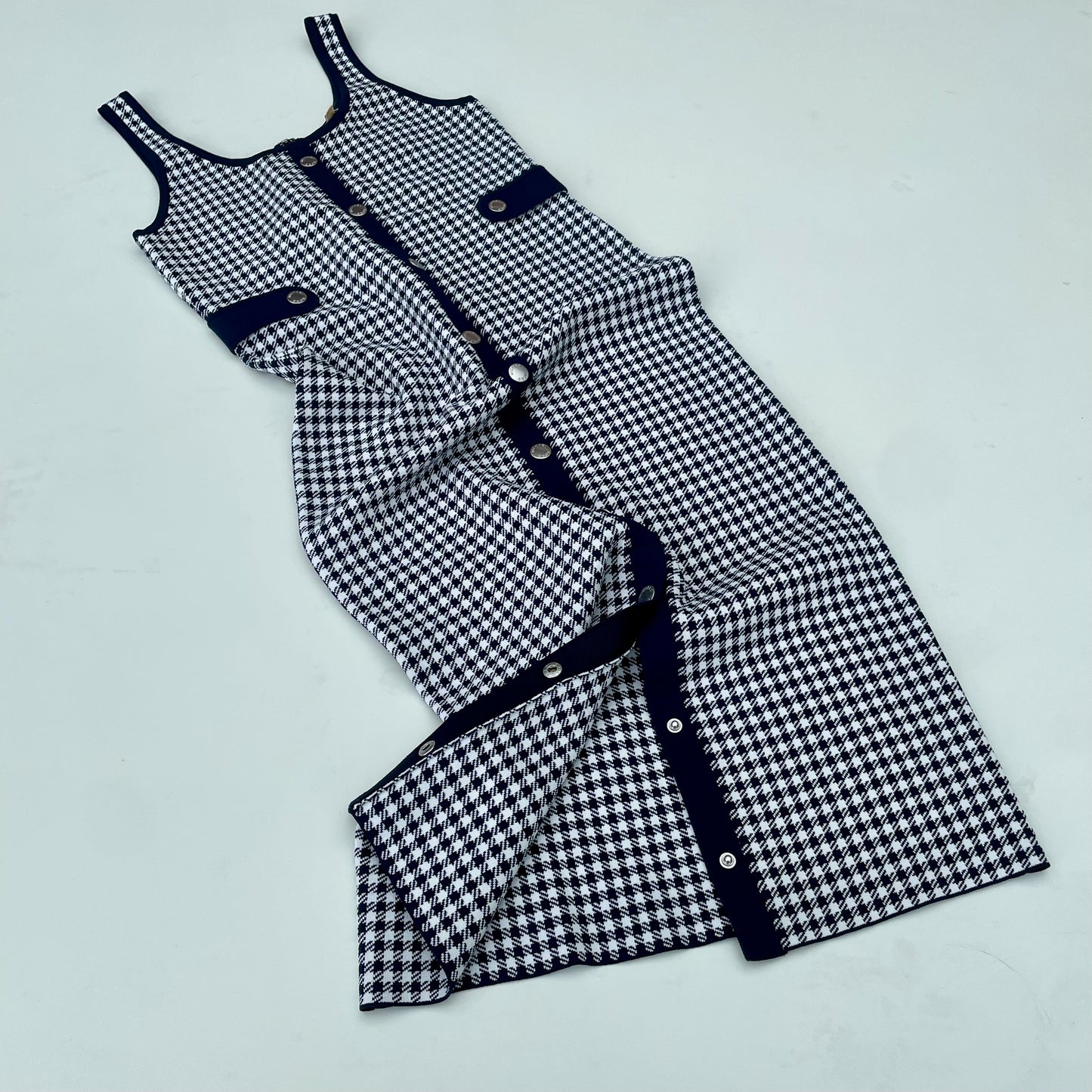 Robe jacquard vichy