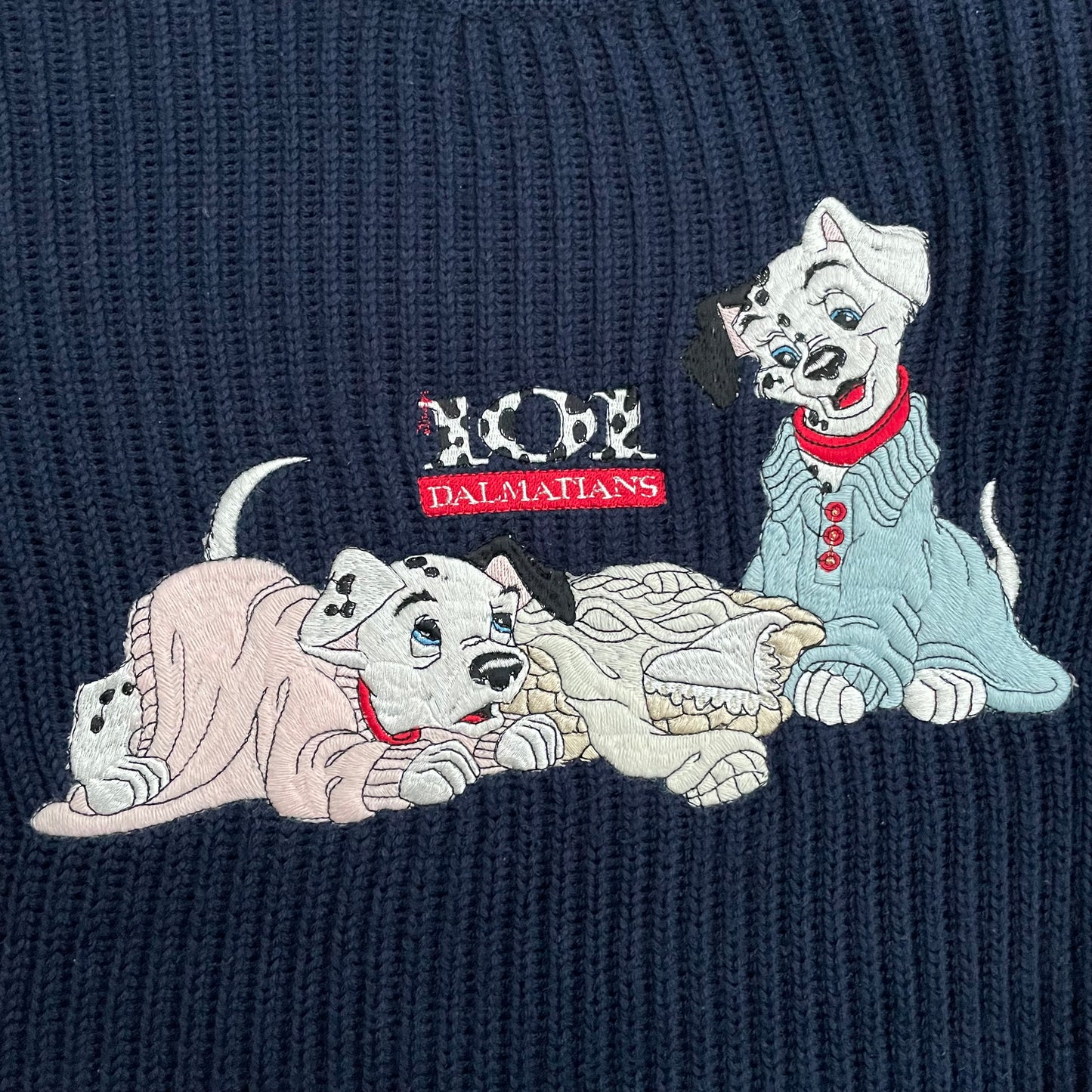 Pull côtelé dalmatien