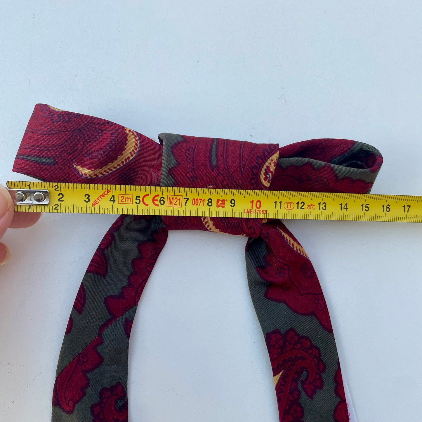 Fiocco fantasia bordeaux