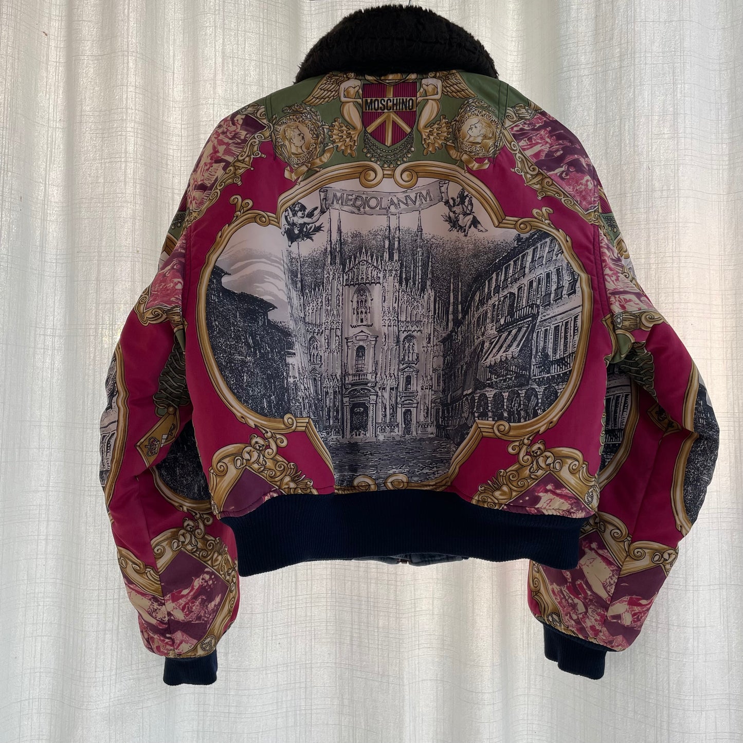 Blouson aviateur Moschino '90