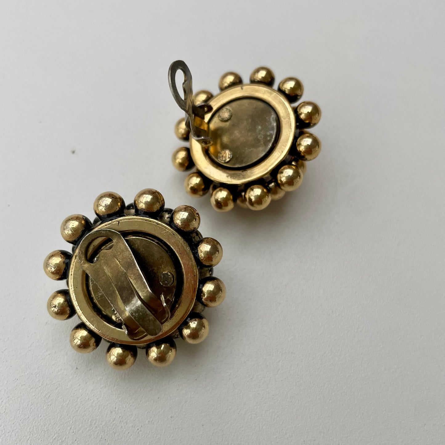 Two-tone earrings