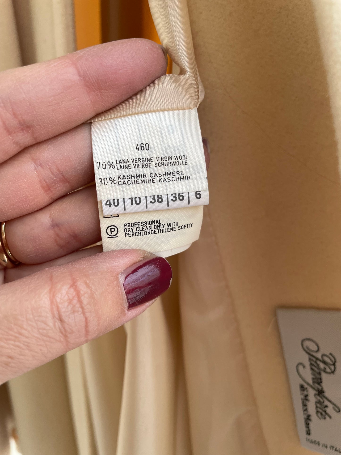 Max Mara super wheel coat
