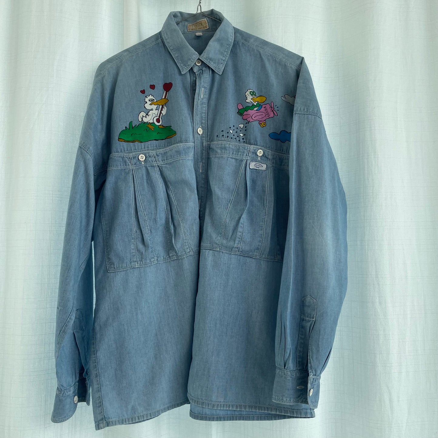 chemise des années 80