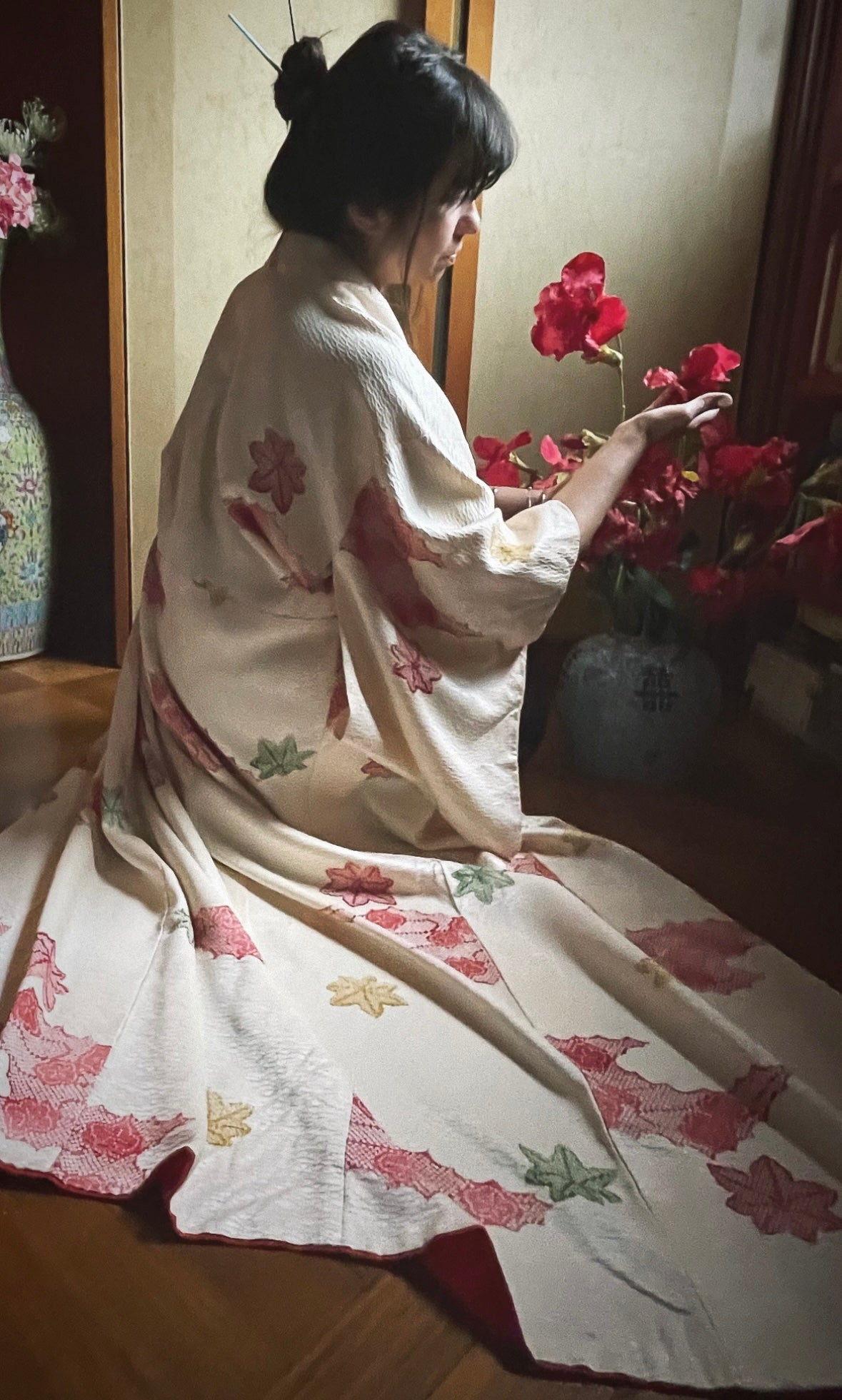 Kimono foglie
