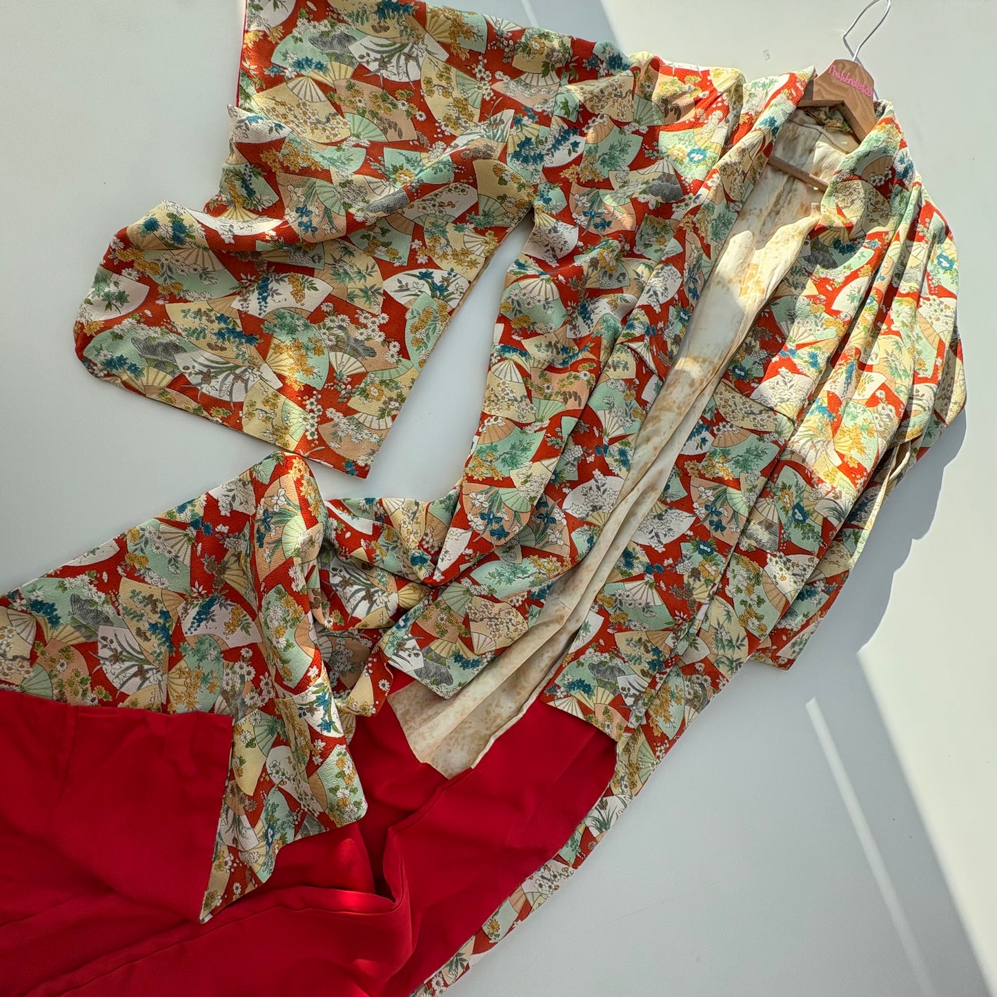 Kimono con ventagli