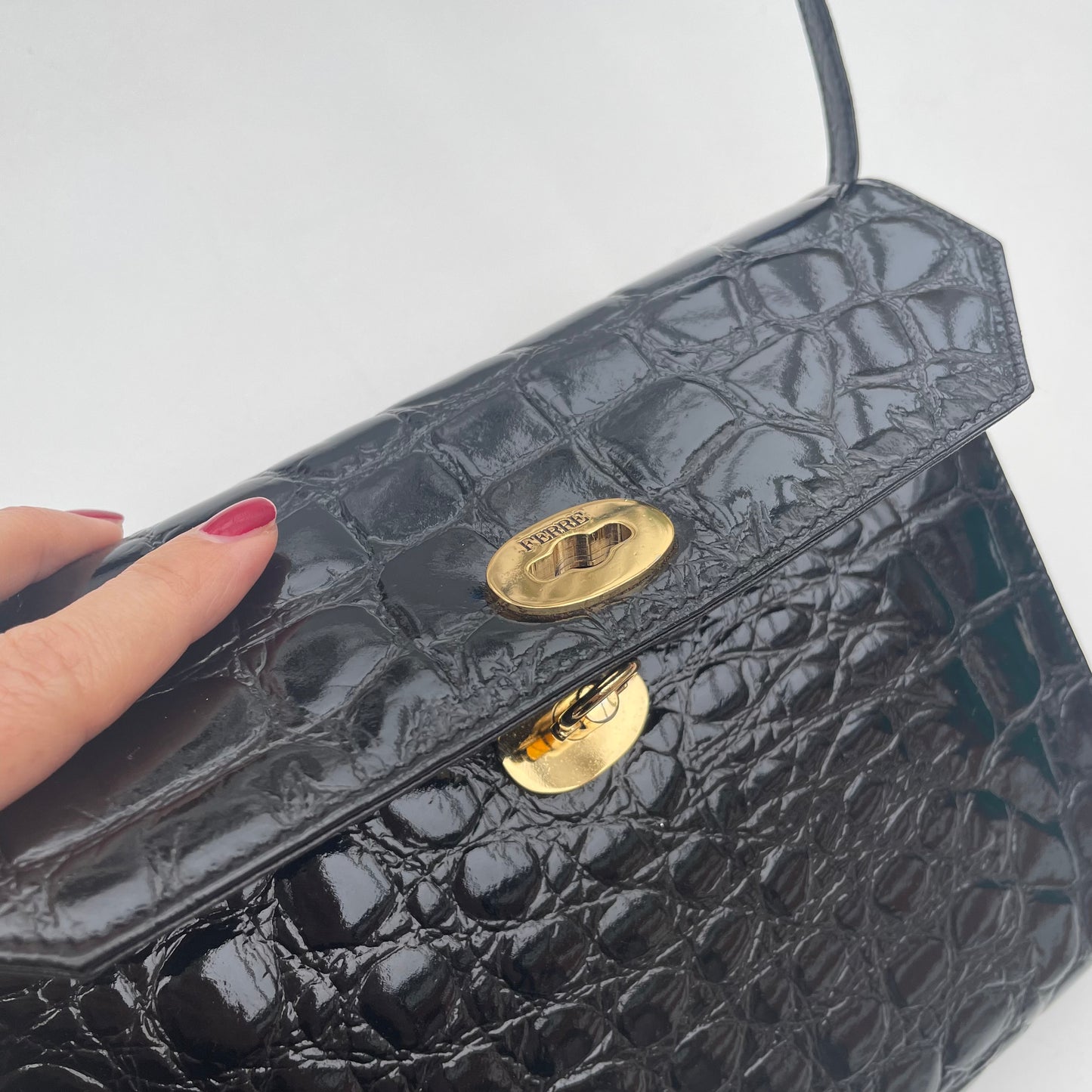 Ferre croco bag
