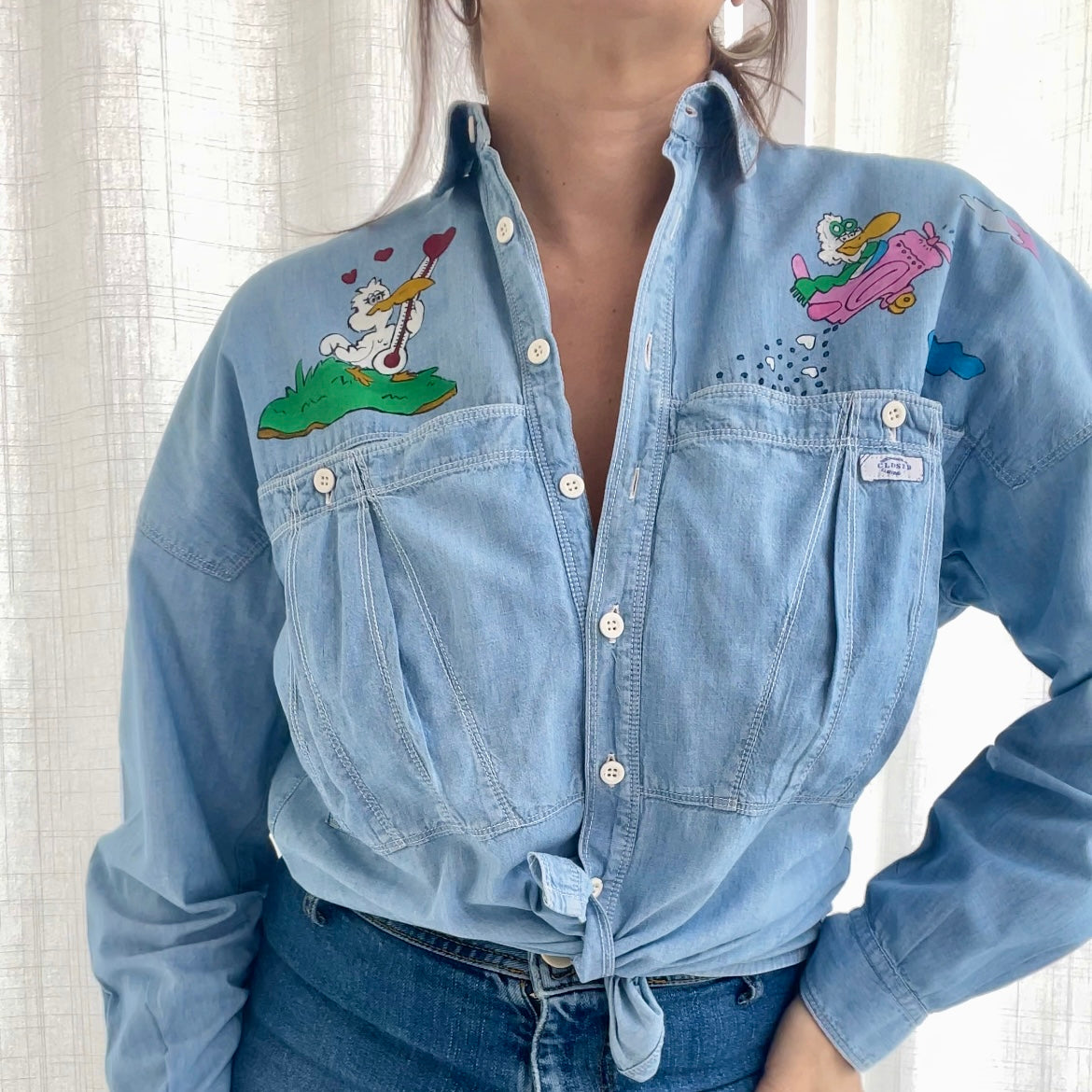 chemise des années 80