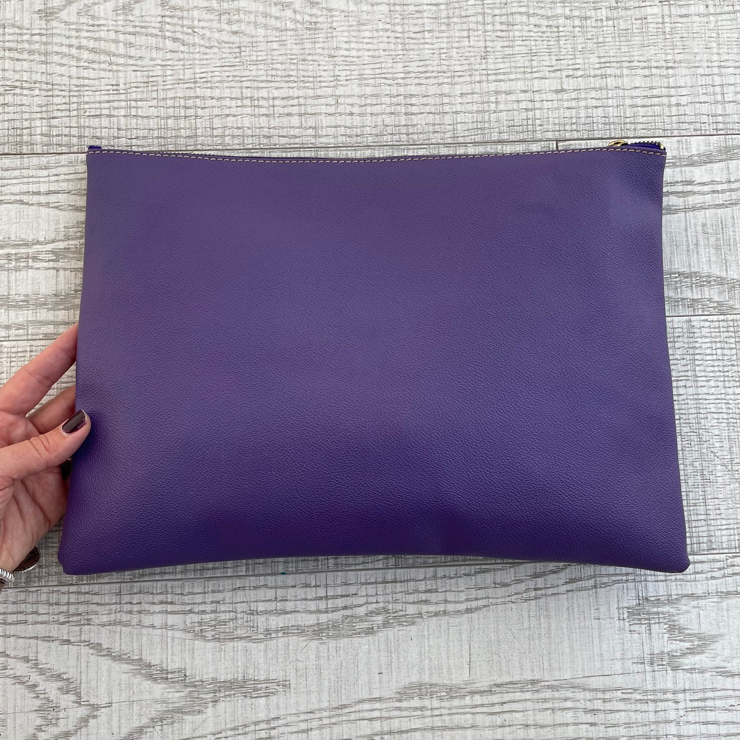 Trussardi flat clutch bag