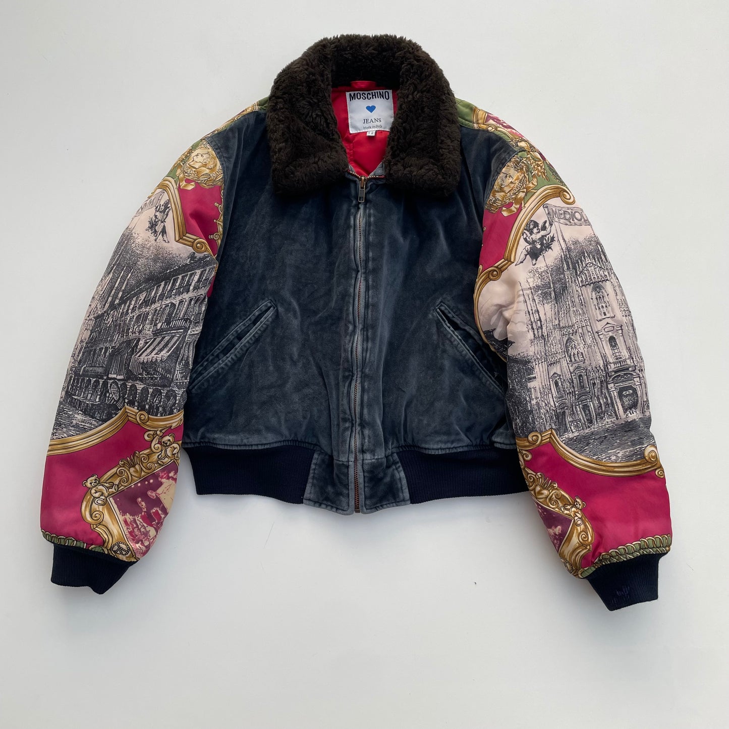 Blouson aviateur Moschino '90
