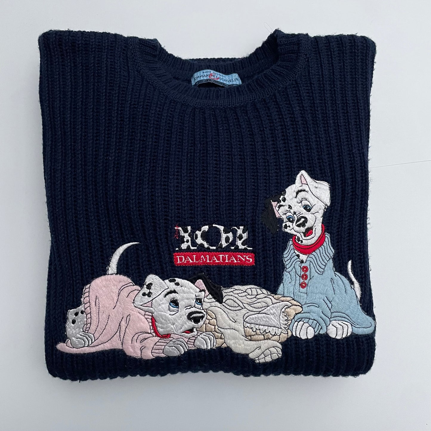 Pull côtelé dalmatien
