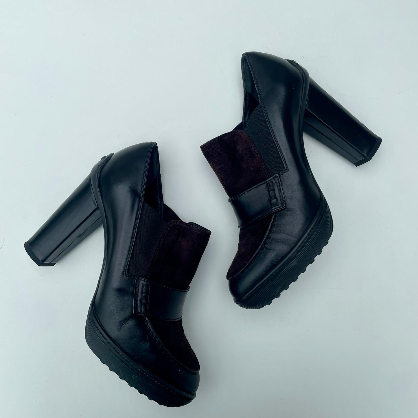 Mocassin à talon Tod's