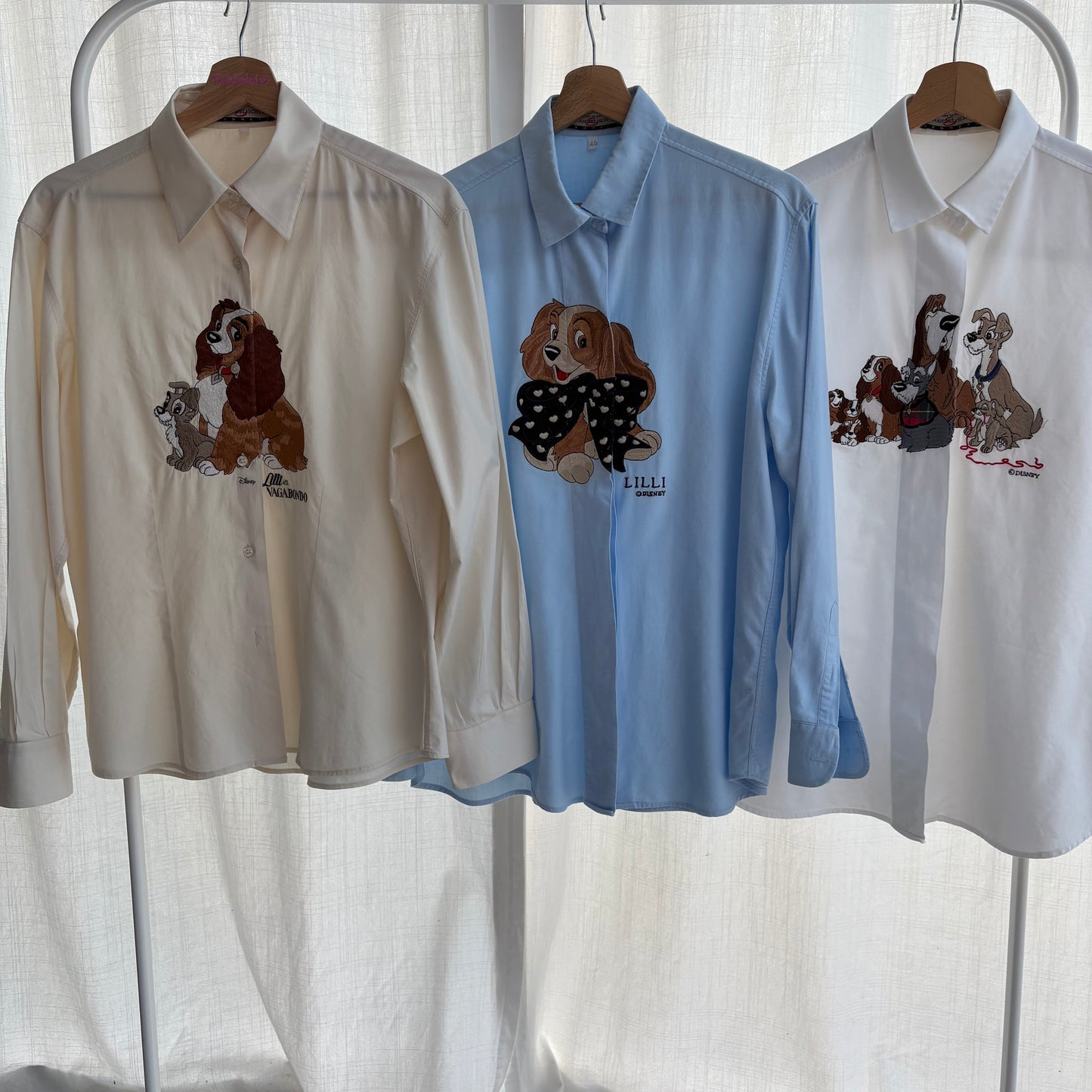 Camicia azzurra con Lilli