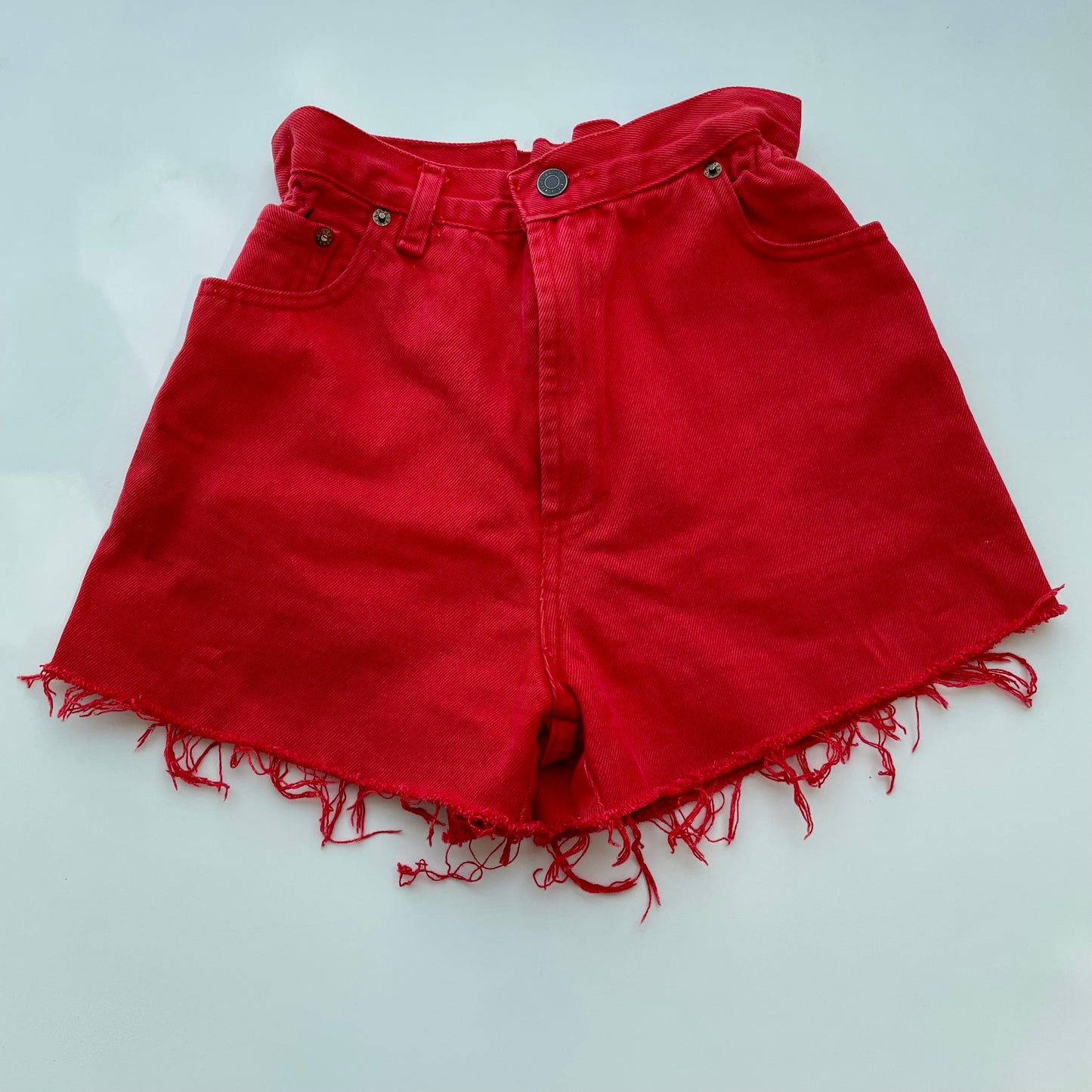 Red shorts chili peppers