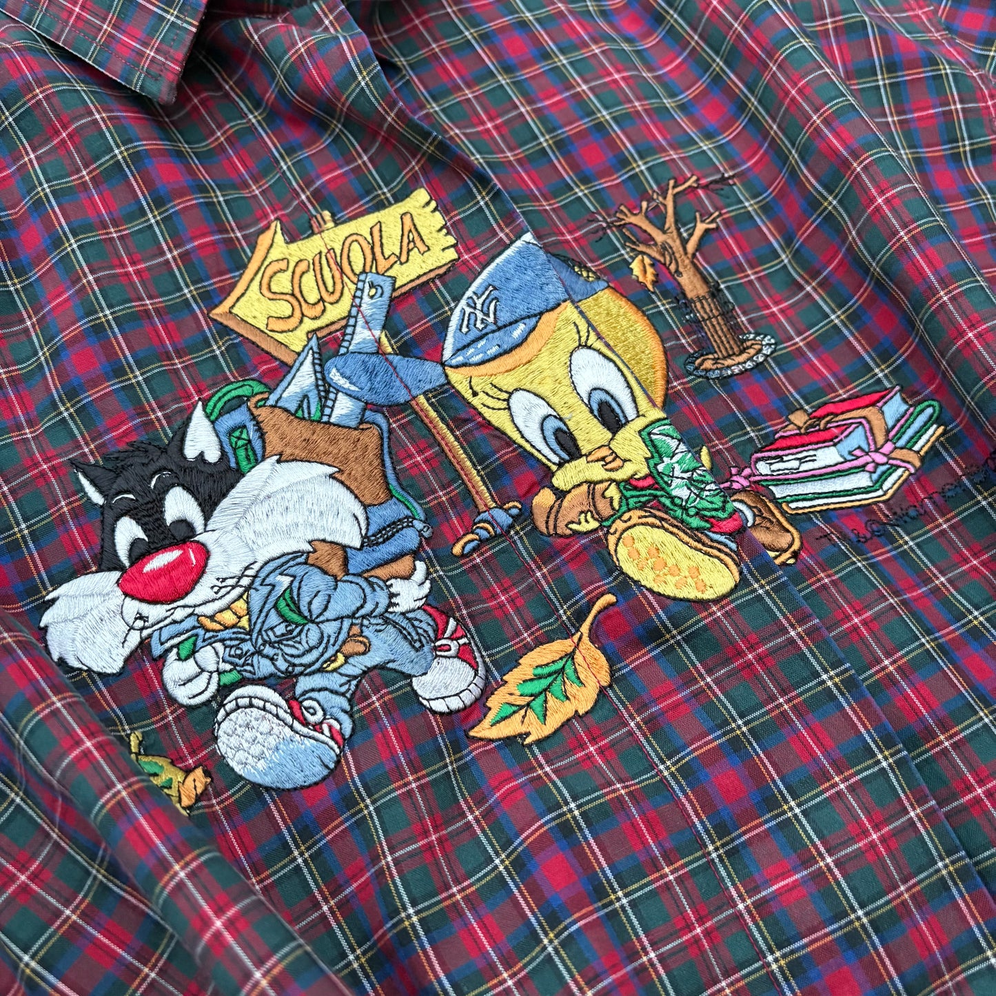 Scozzese shirt con Titti e Silvestro