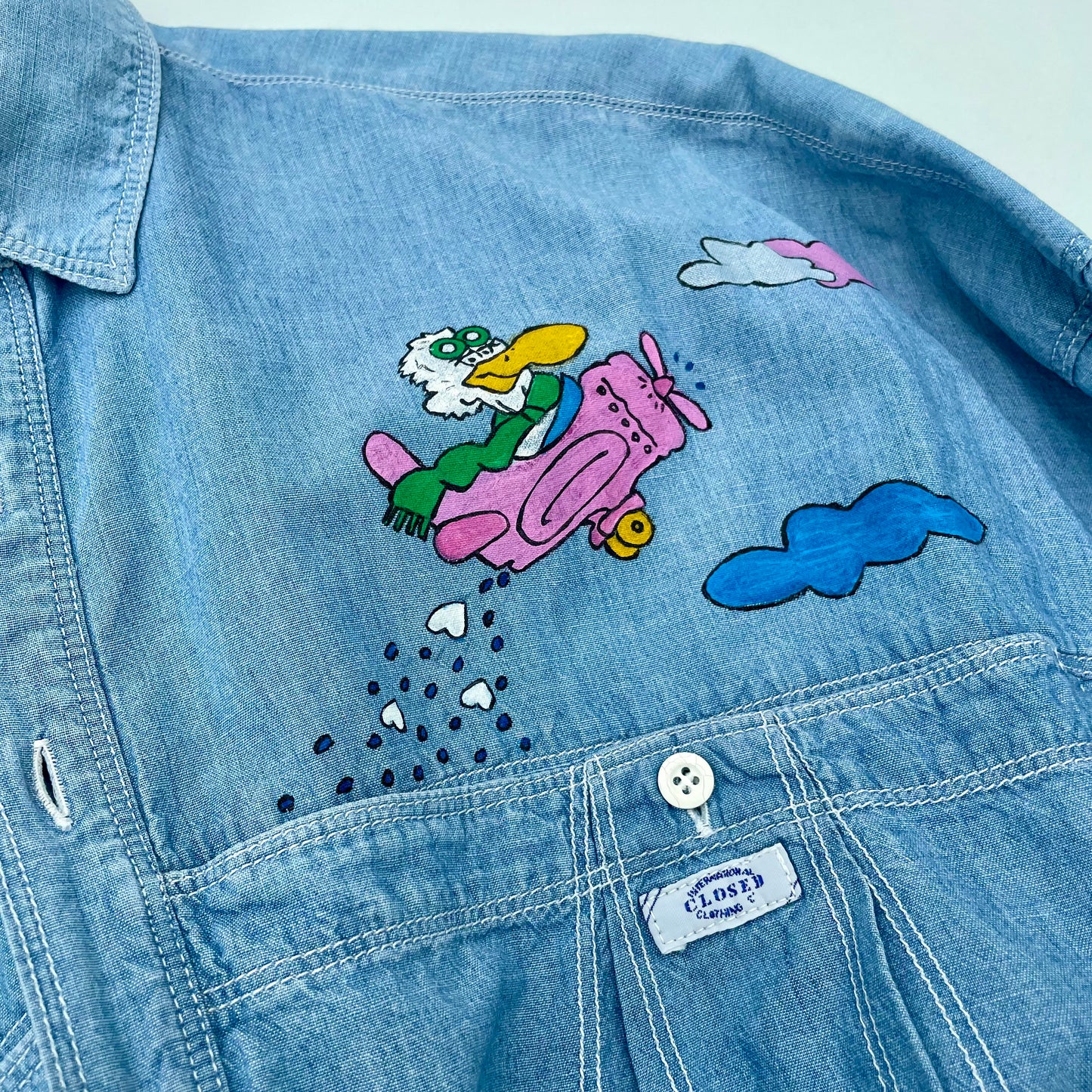 chemise des années 80