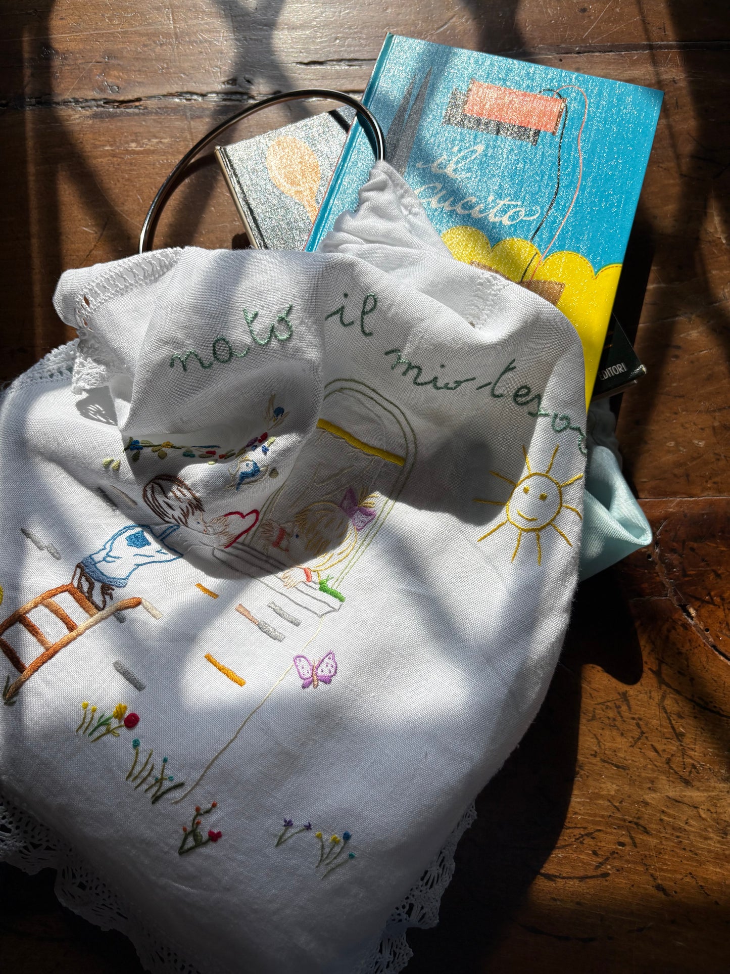 Titina’s bag ricami bimbi