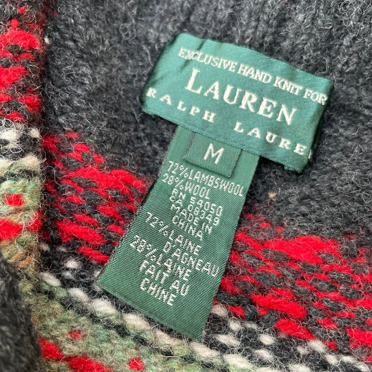 Ralph Lauren hand knitted pull