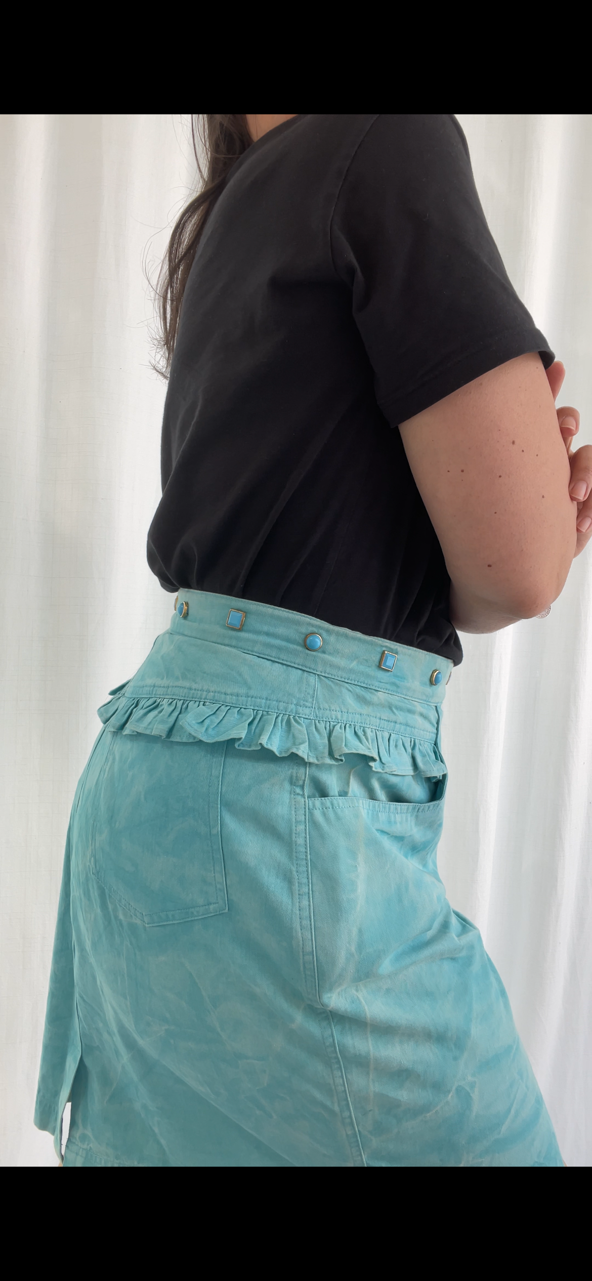 Jupe turquoise