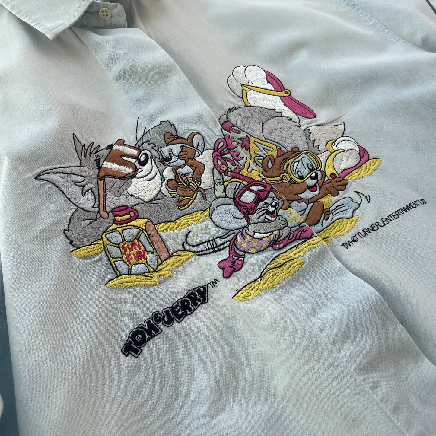 Tom &Jerry denim light blu
