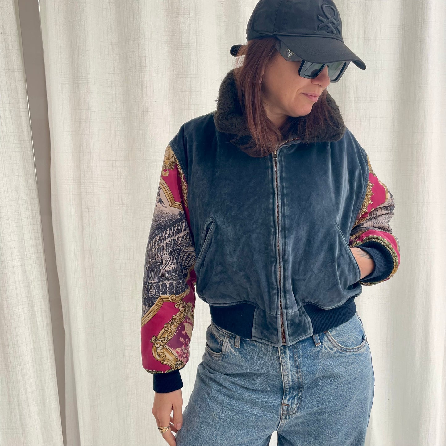 Blouson aviateur Moschino '90
