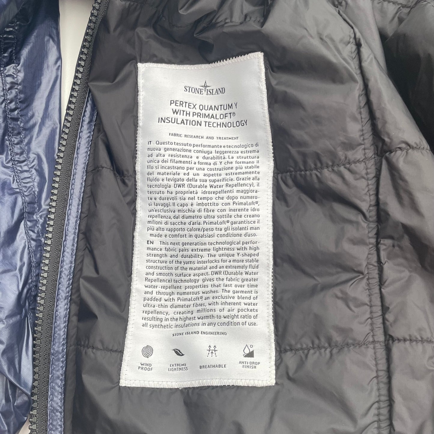 Stone Island blu cangiante