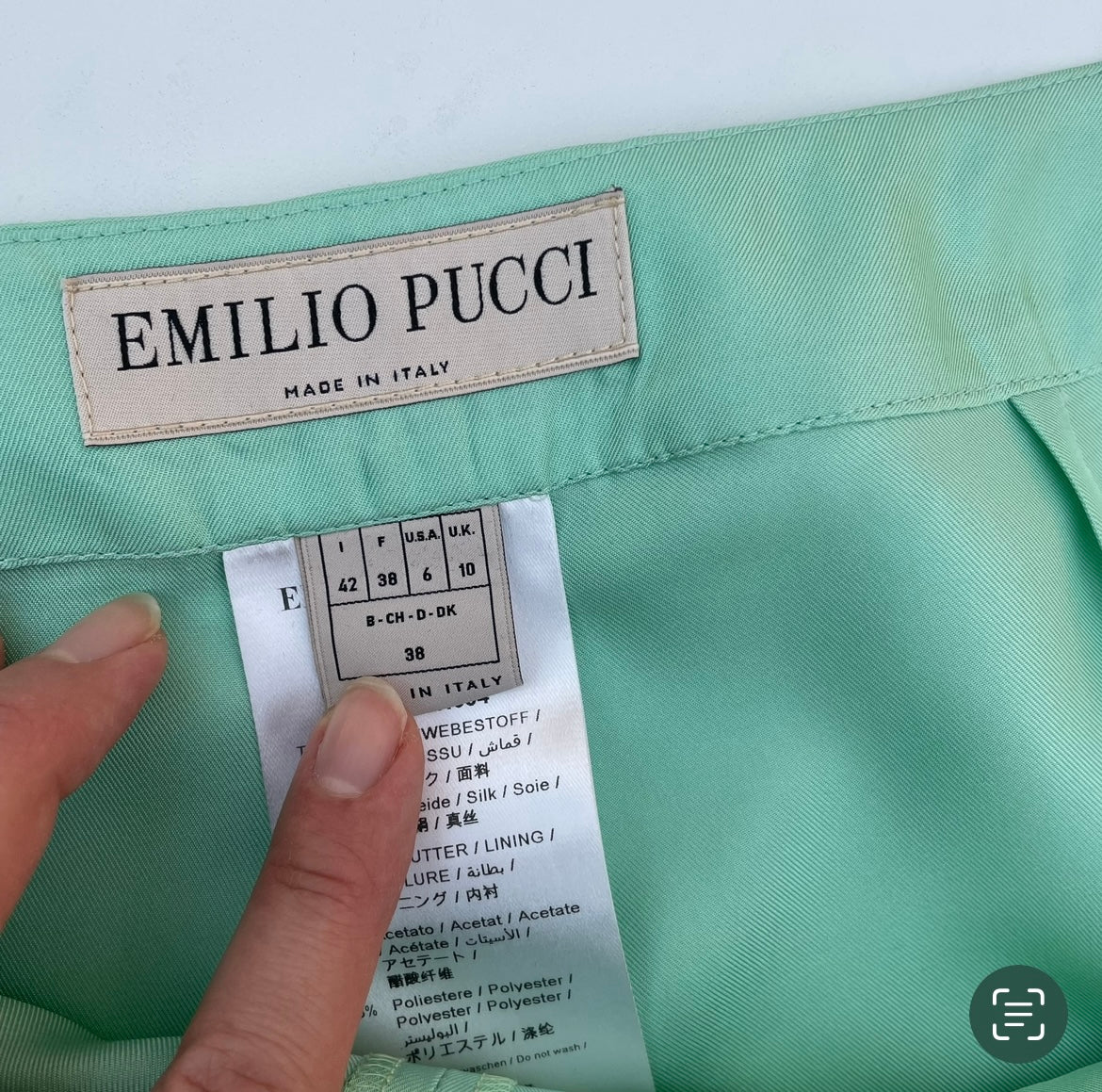 Pucci cropped trousers