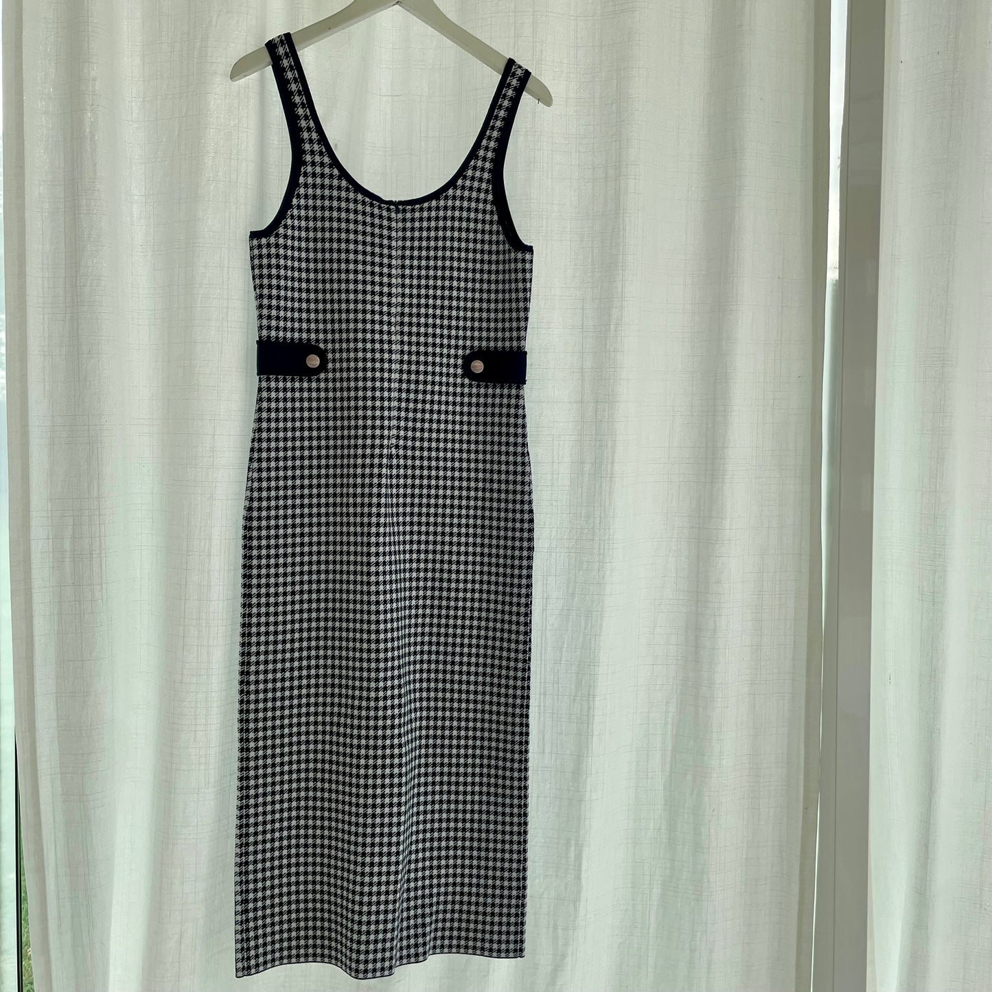 Robe jacquard vichy