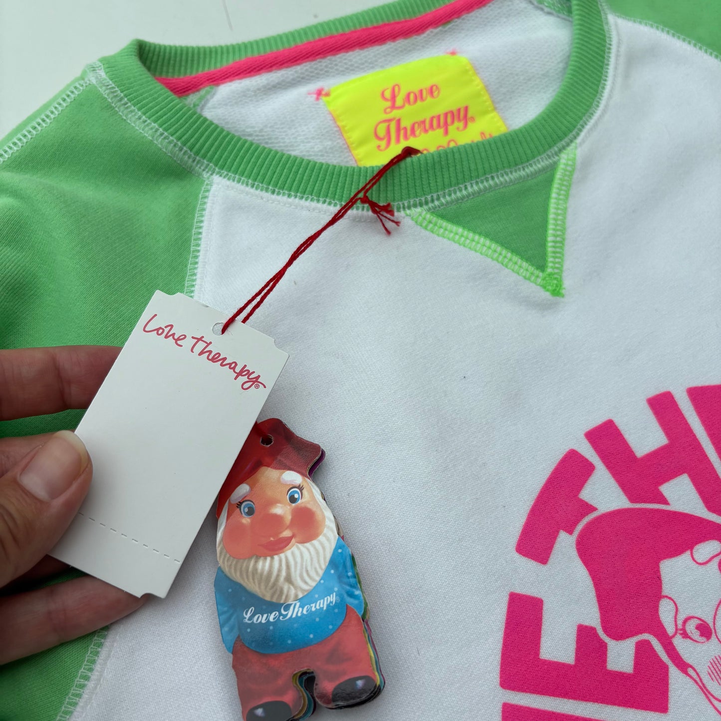 Felpa Fiorucci love therapy