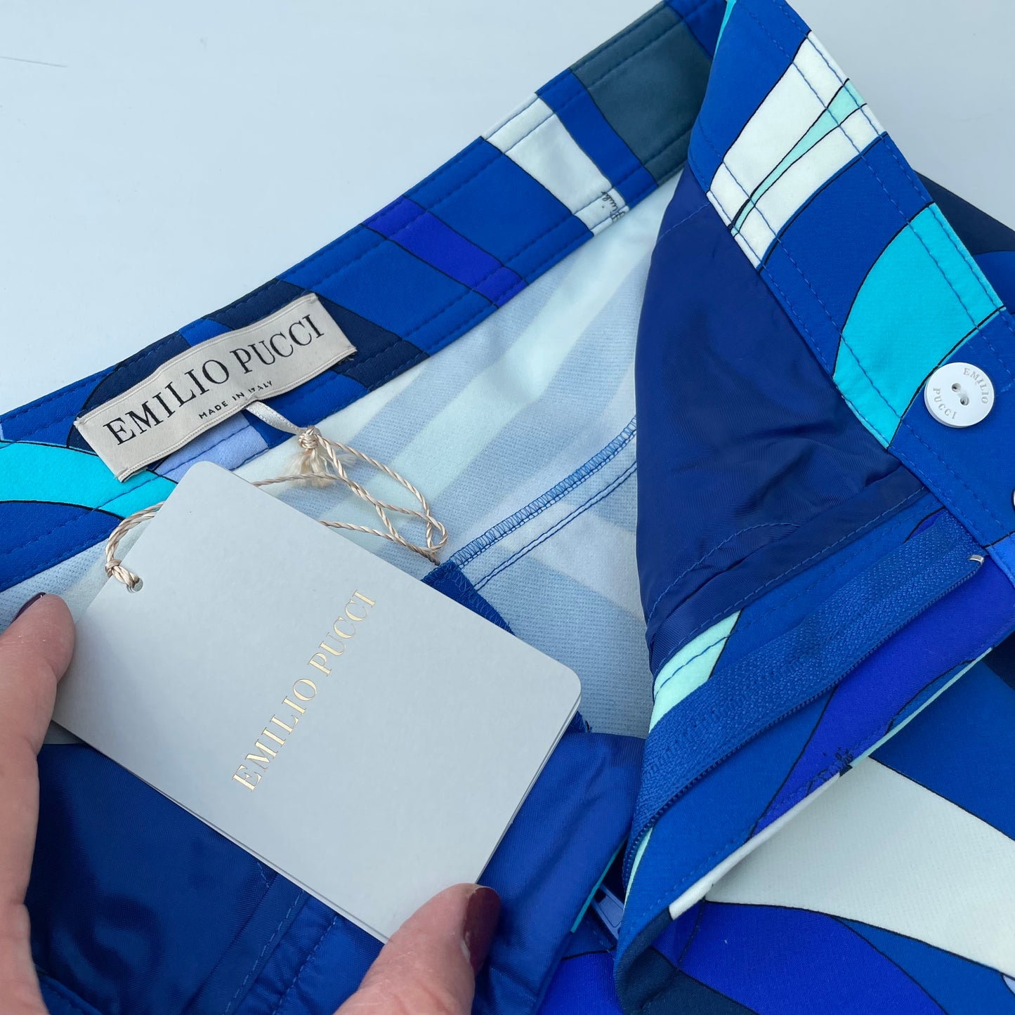 Pucci blue trousers