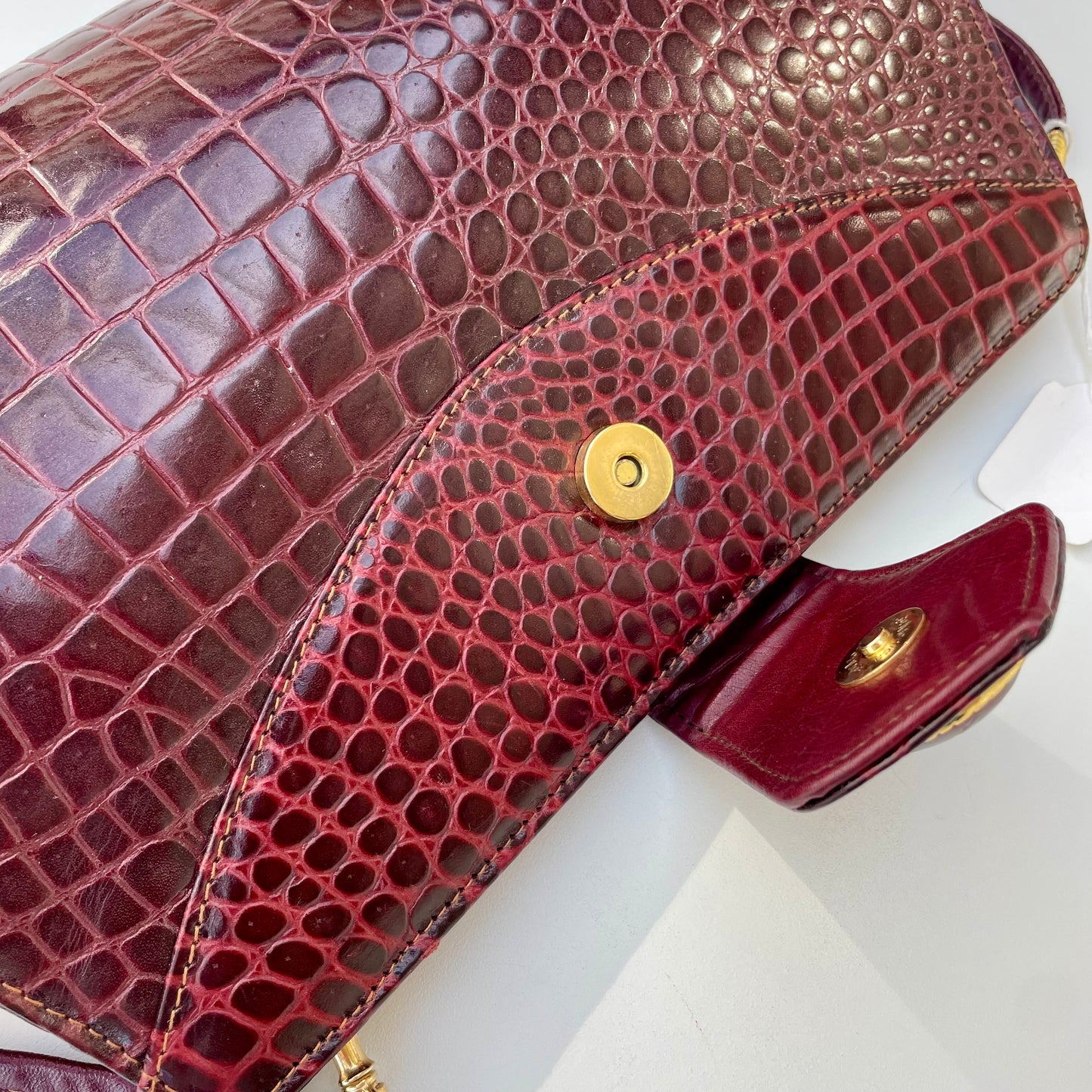 Burgundy bag