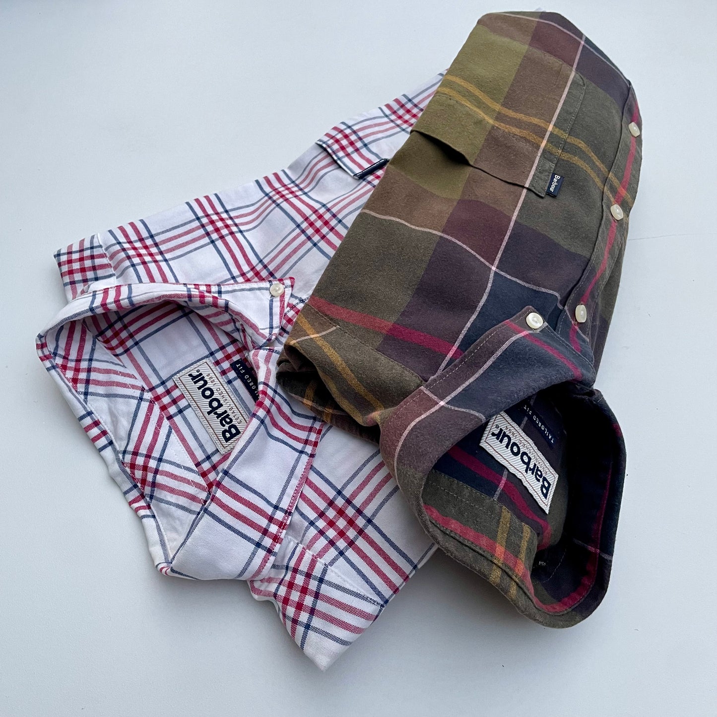 Barbour white shirt