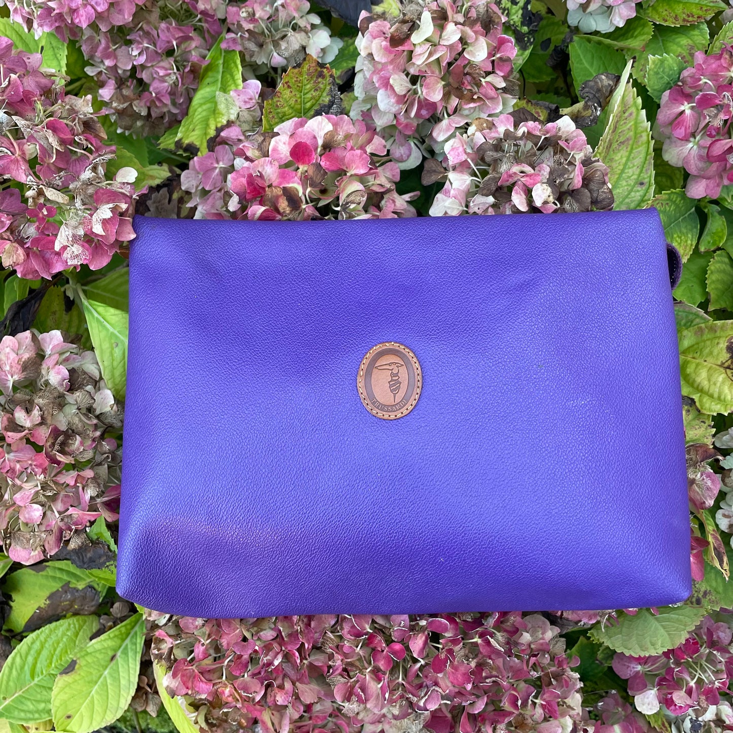 Trussardi viola con spessore