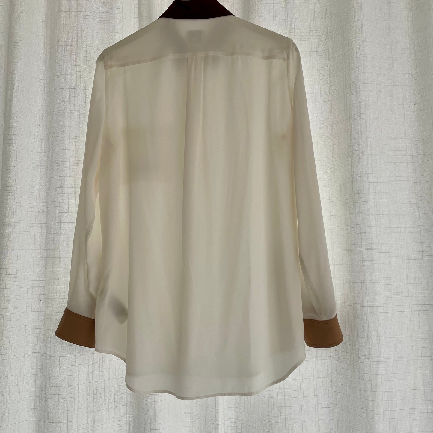 Chemise en soie Burberry d'automne
