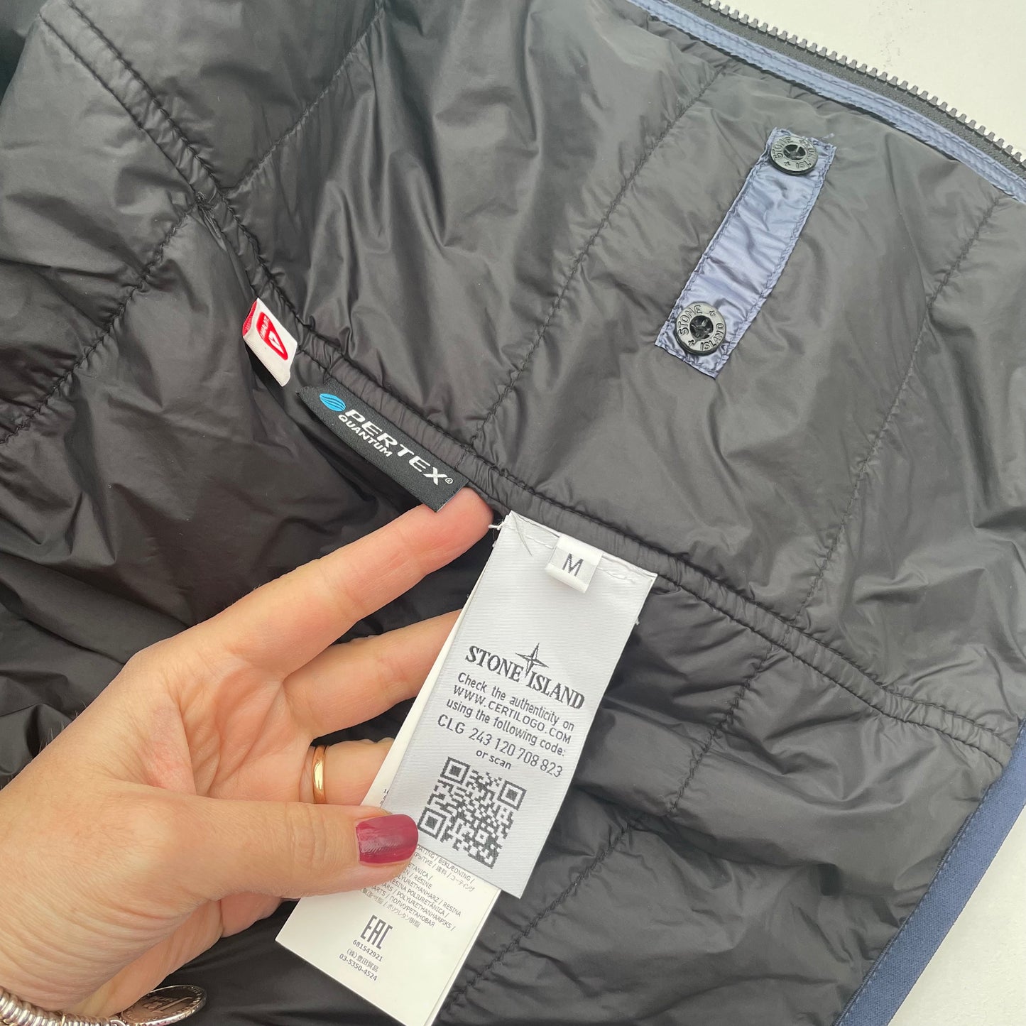 Stone Island blu cangiante