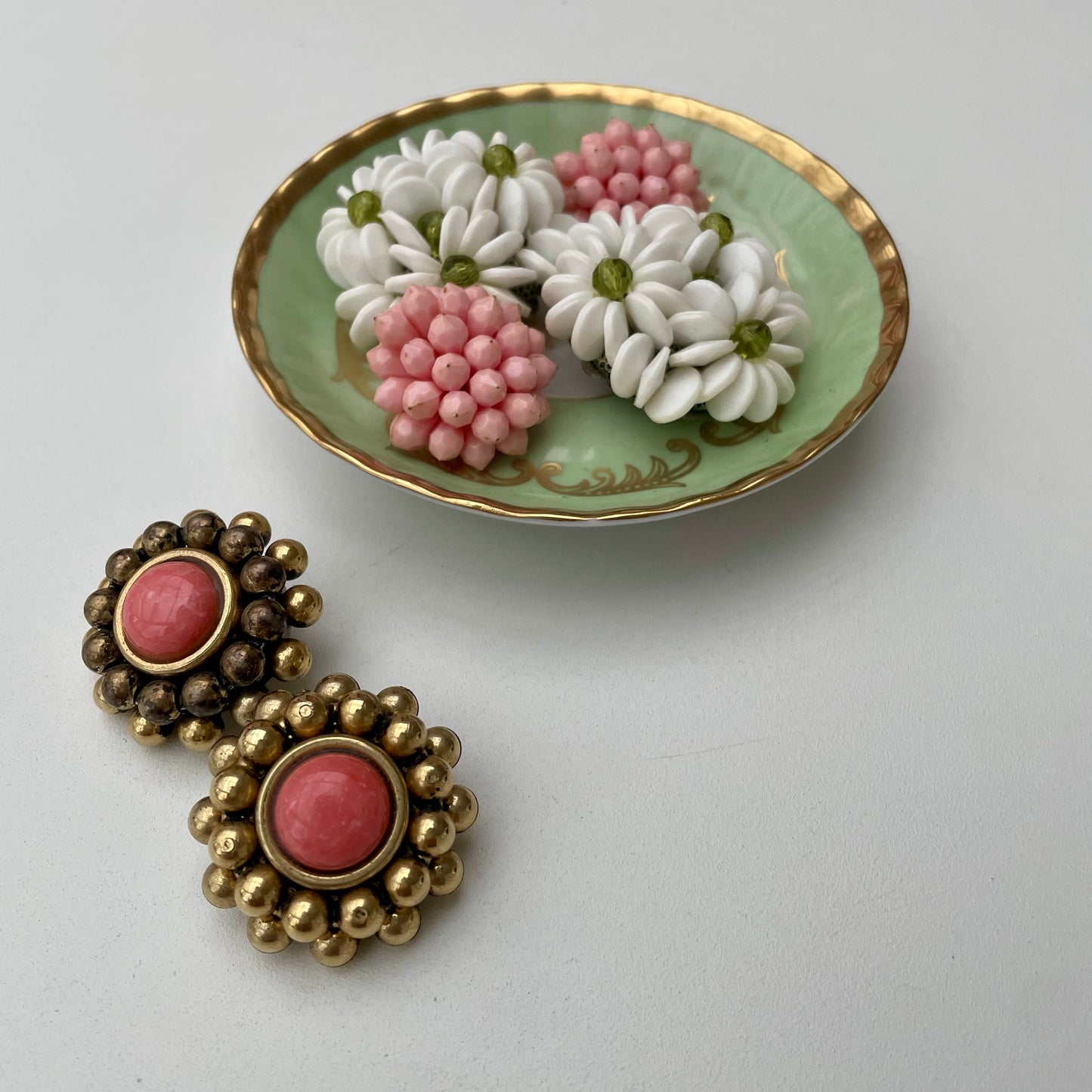 Two-tone earrings