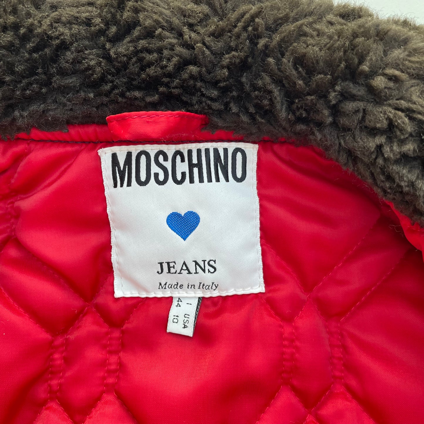 Blouson aviateur Moschino '90