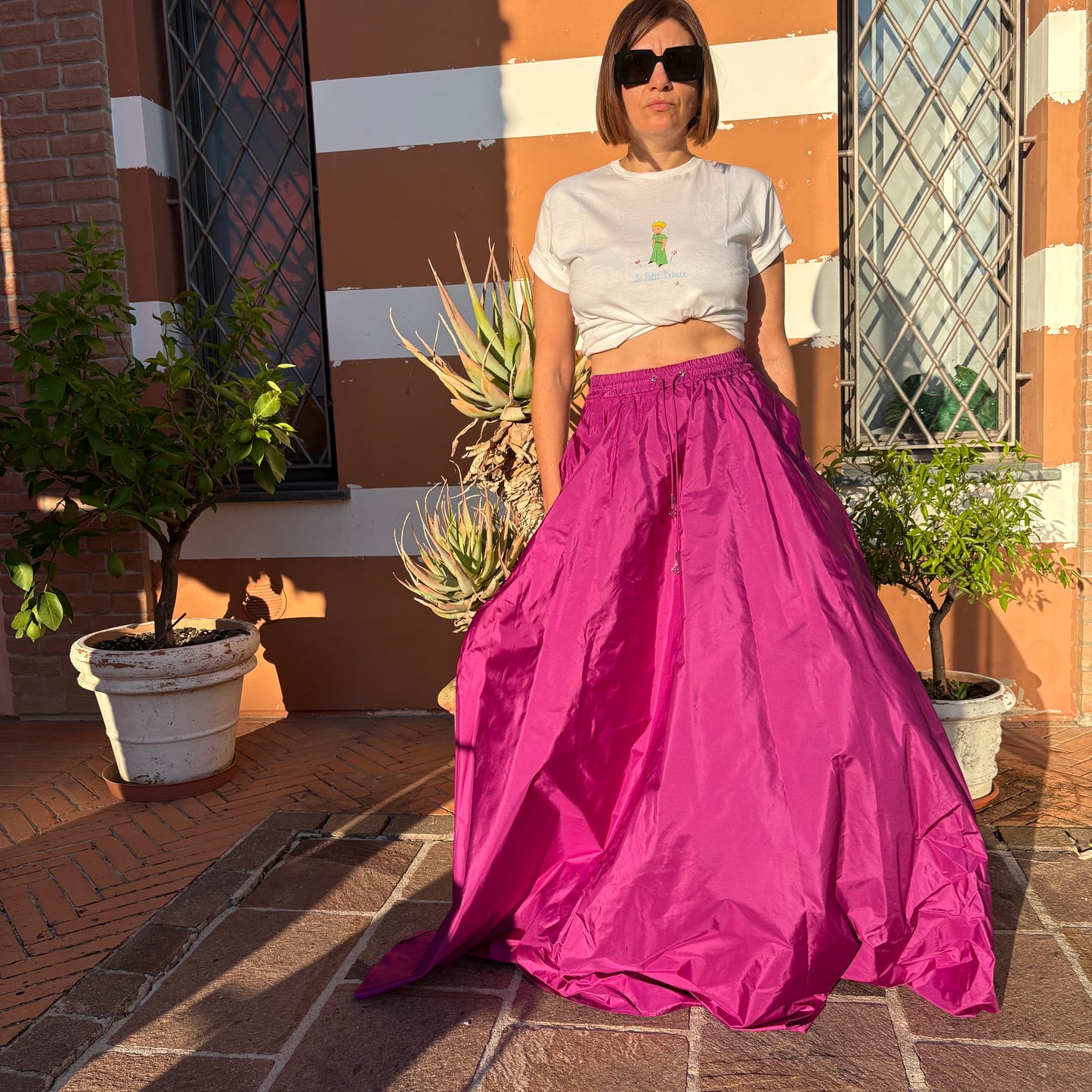 Ralph Lauren Silk Taffeta’ skirt