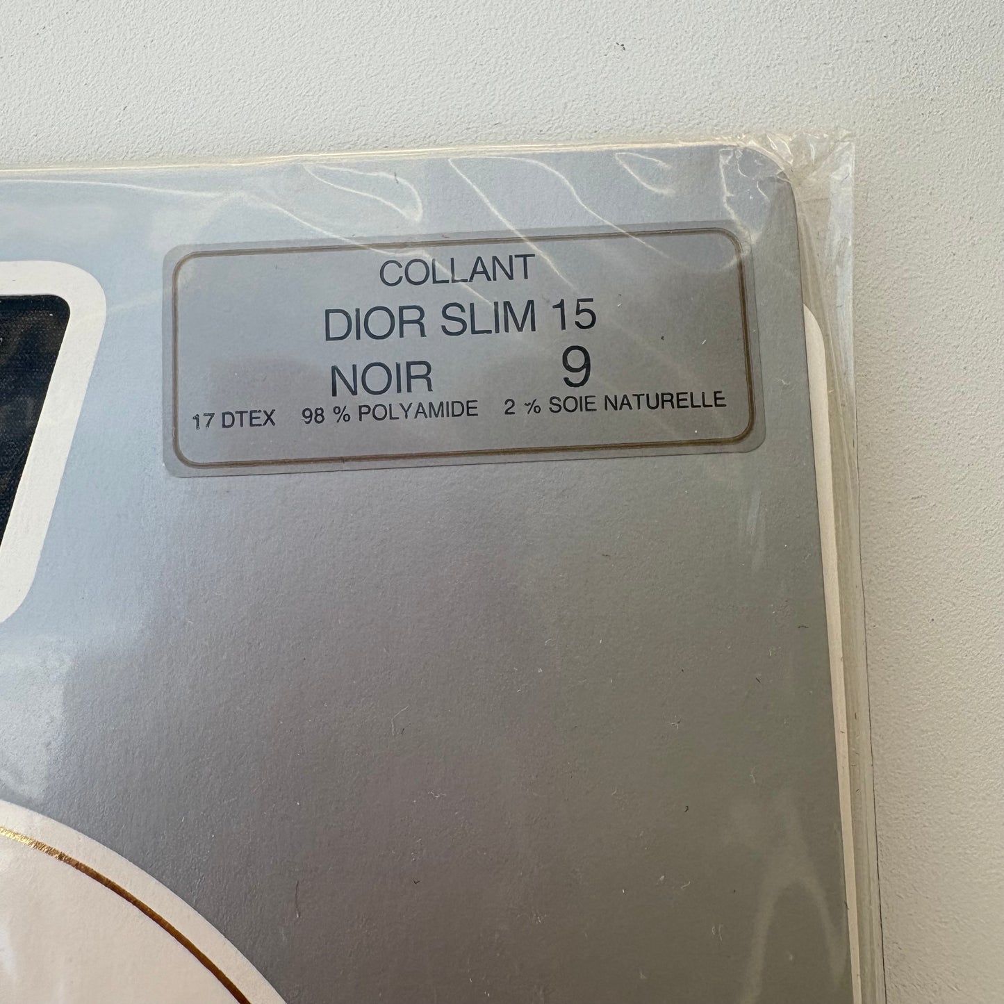 Collant Dior nero