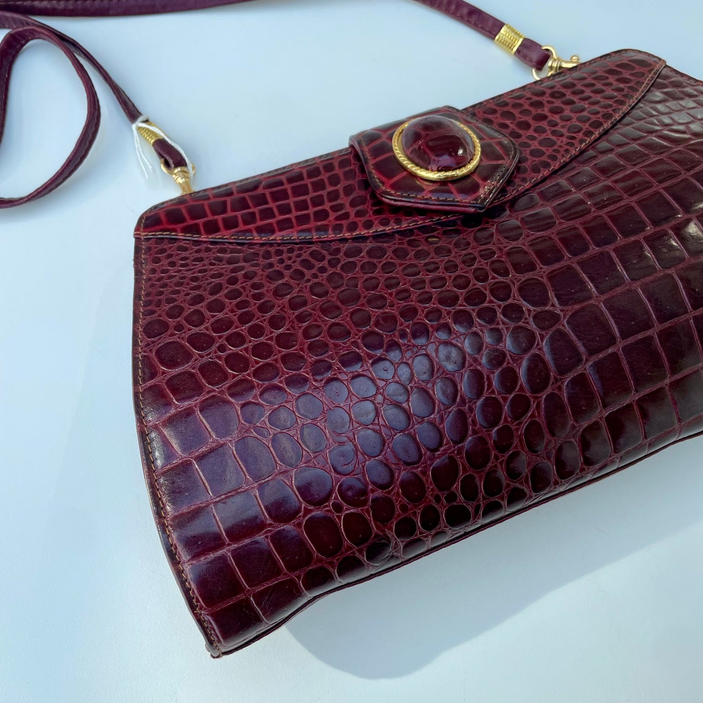 Burgundy bag