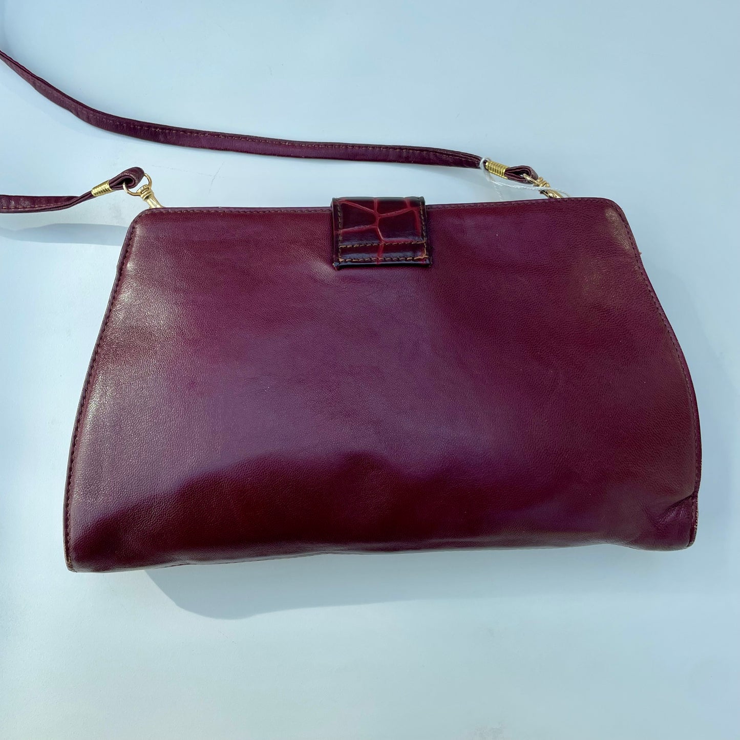 Burgundy bag