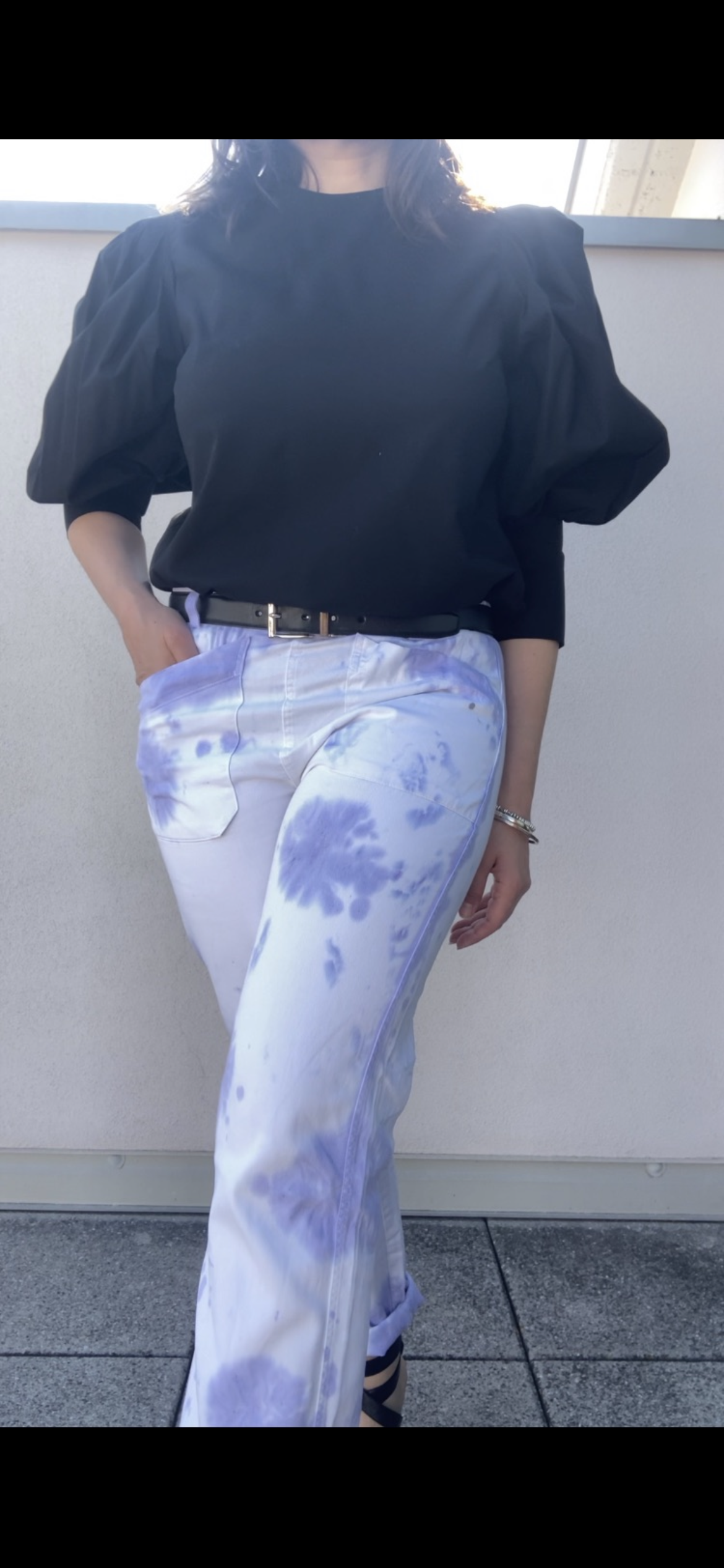 Pantalon de travail tie-dye