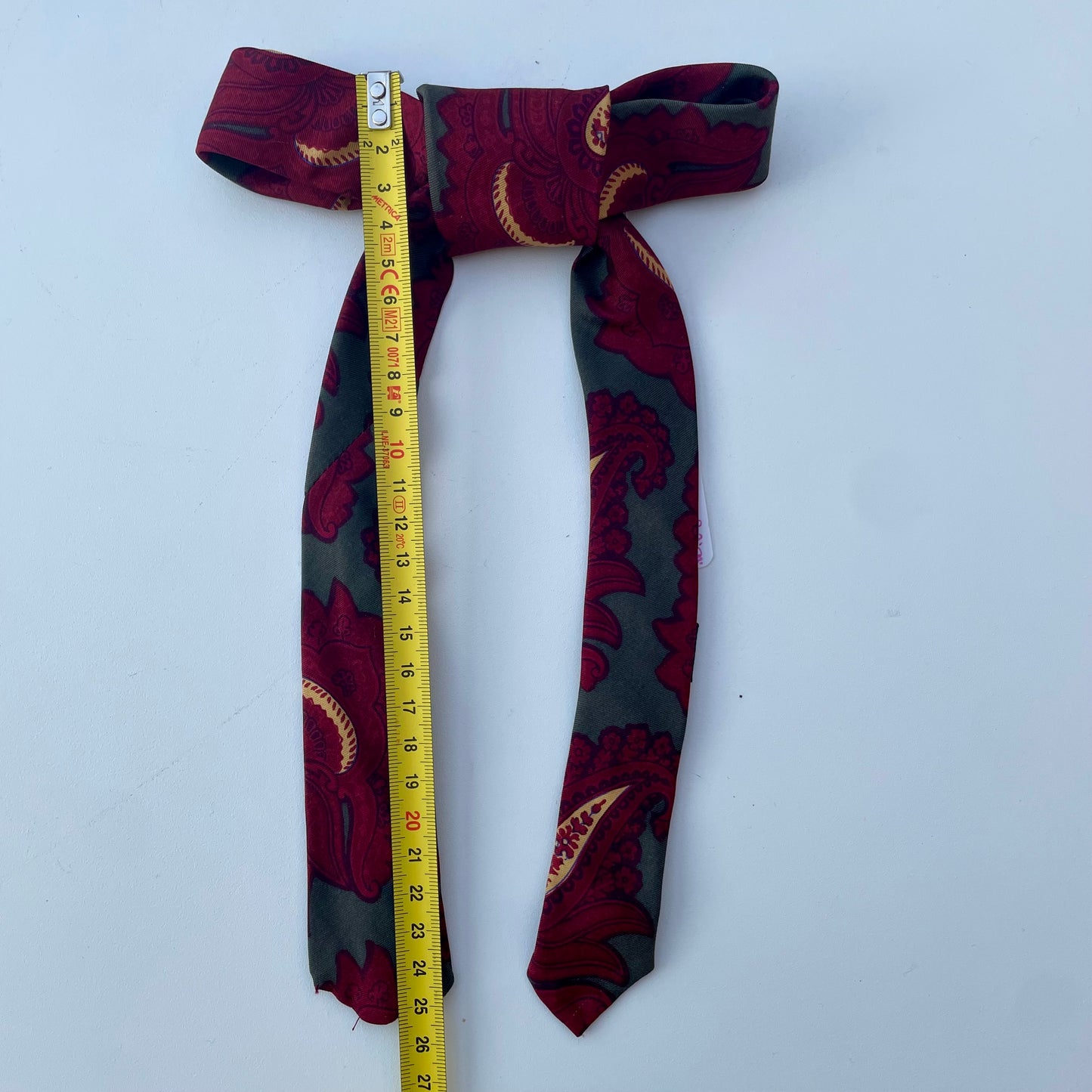 Fiocco fantasia bordeaux