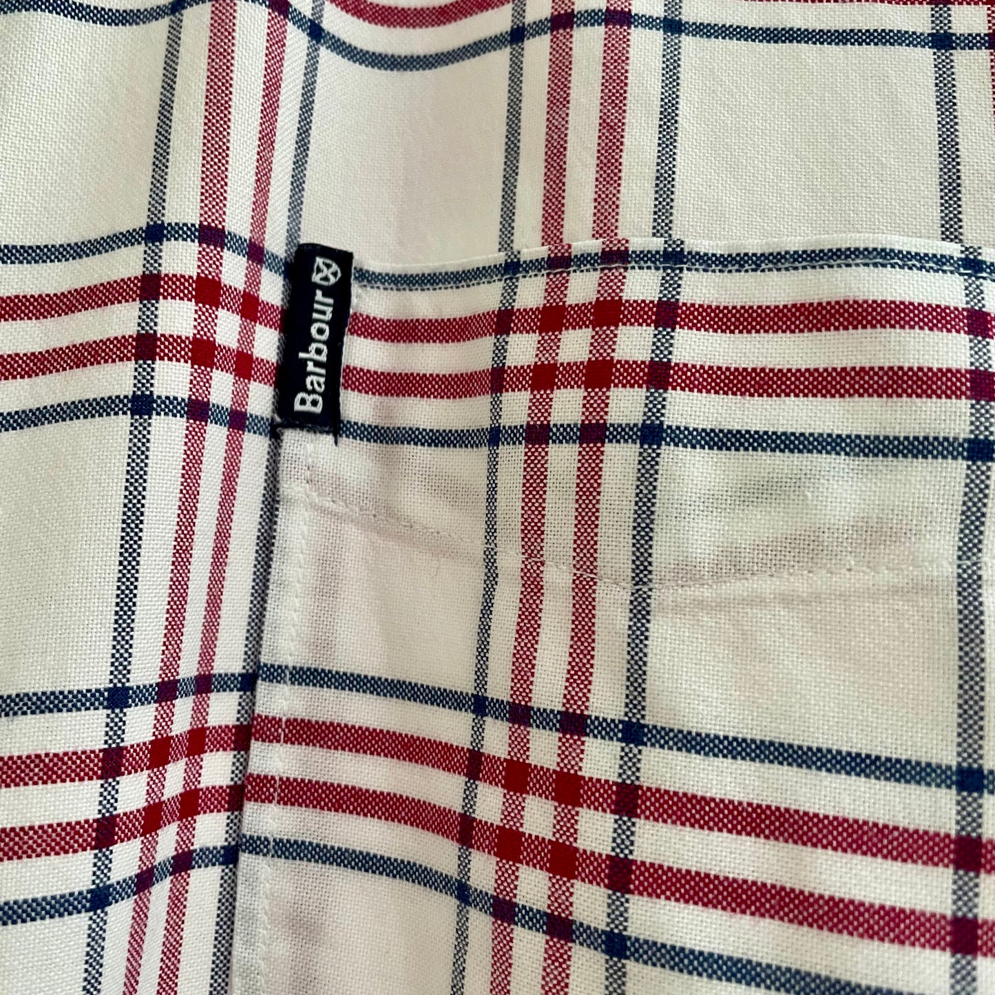 Barbour white shirt