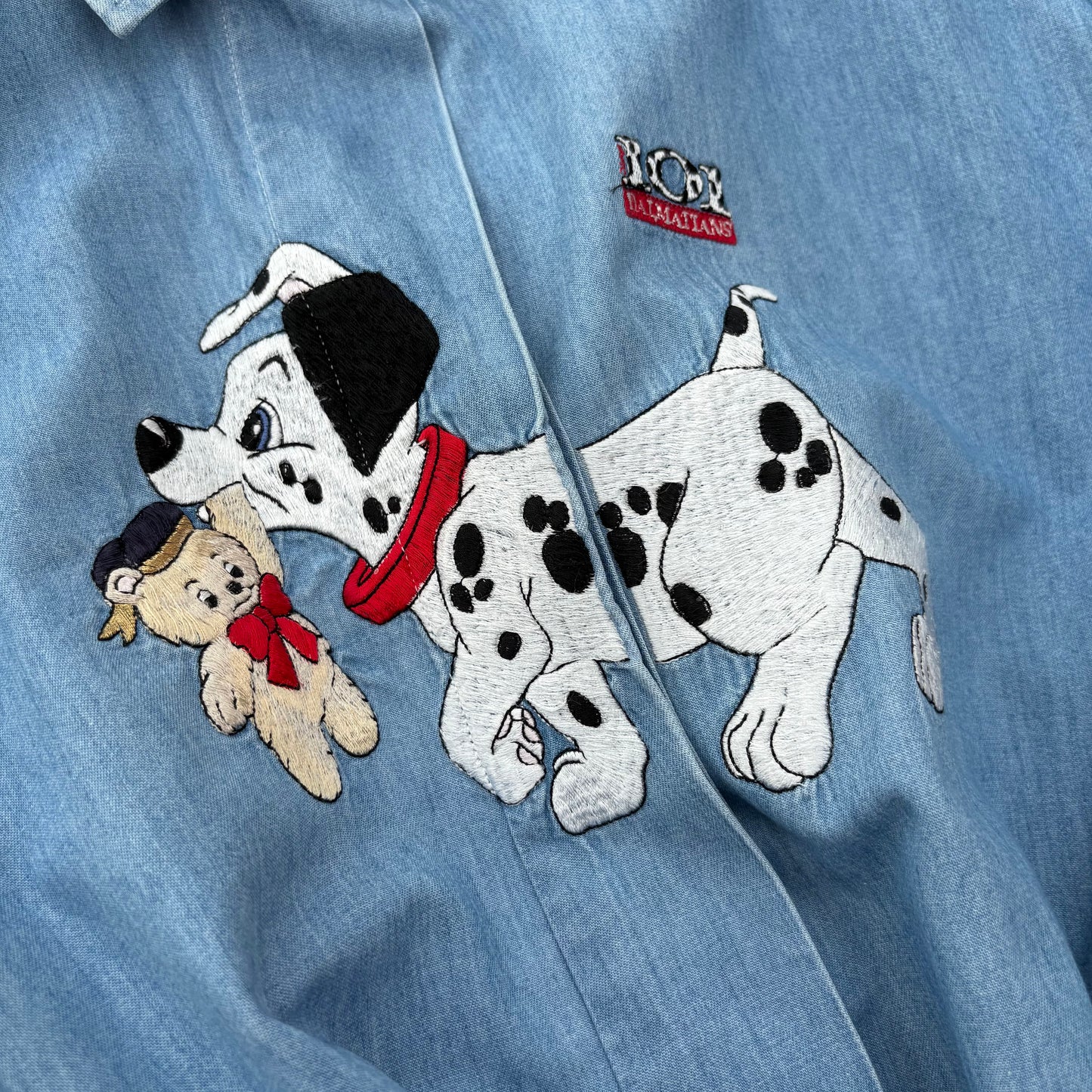 Camicia jeans con dalmata