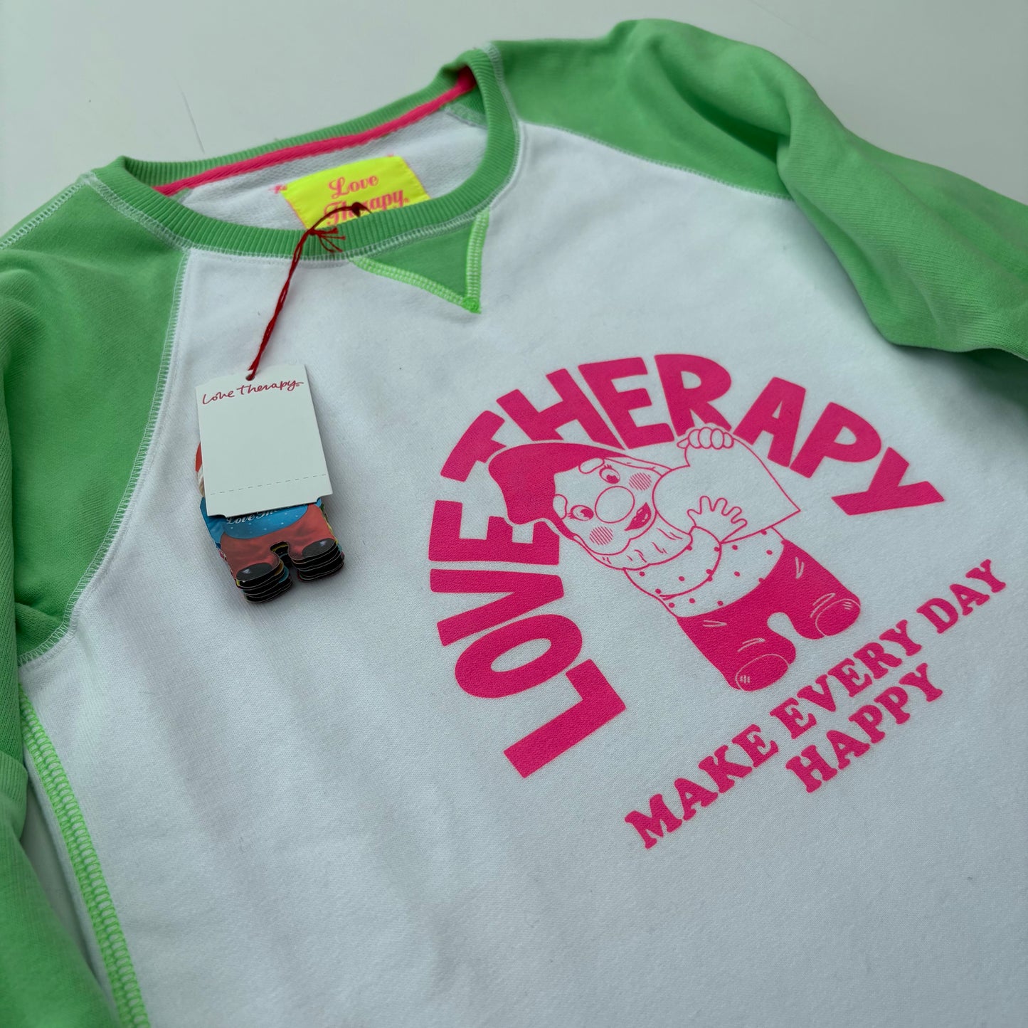 Felpa Fiorucci love therapy