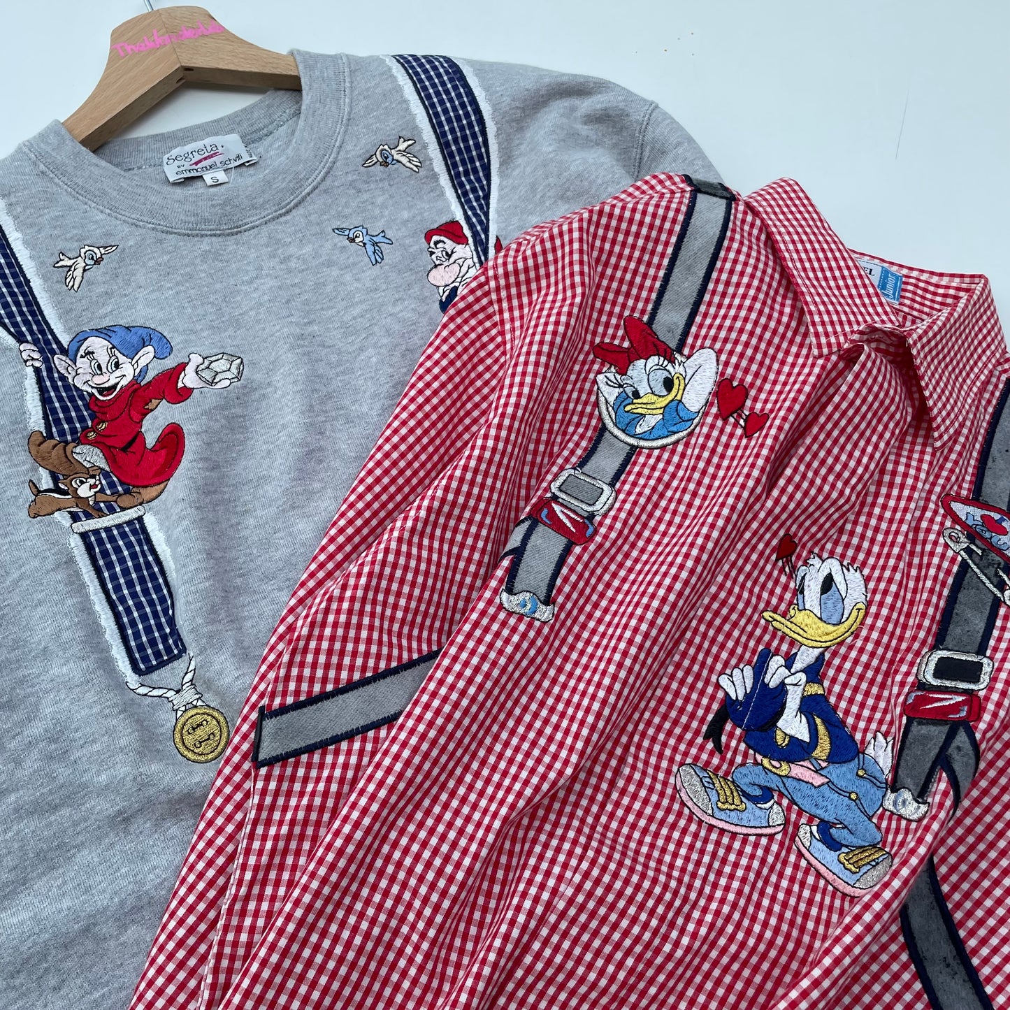 7 Dwarfs Suspenders Sweatshirt