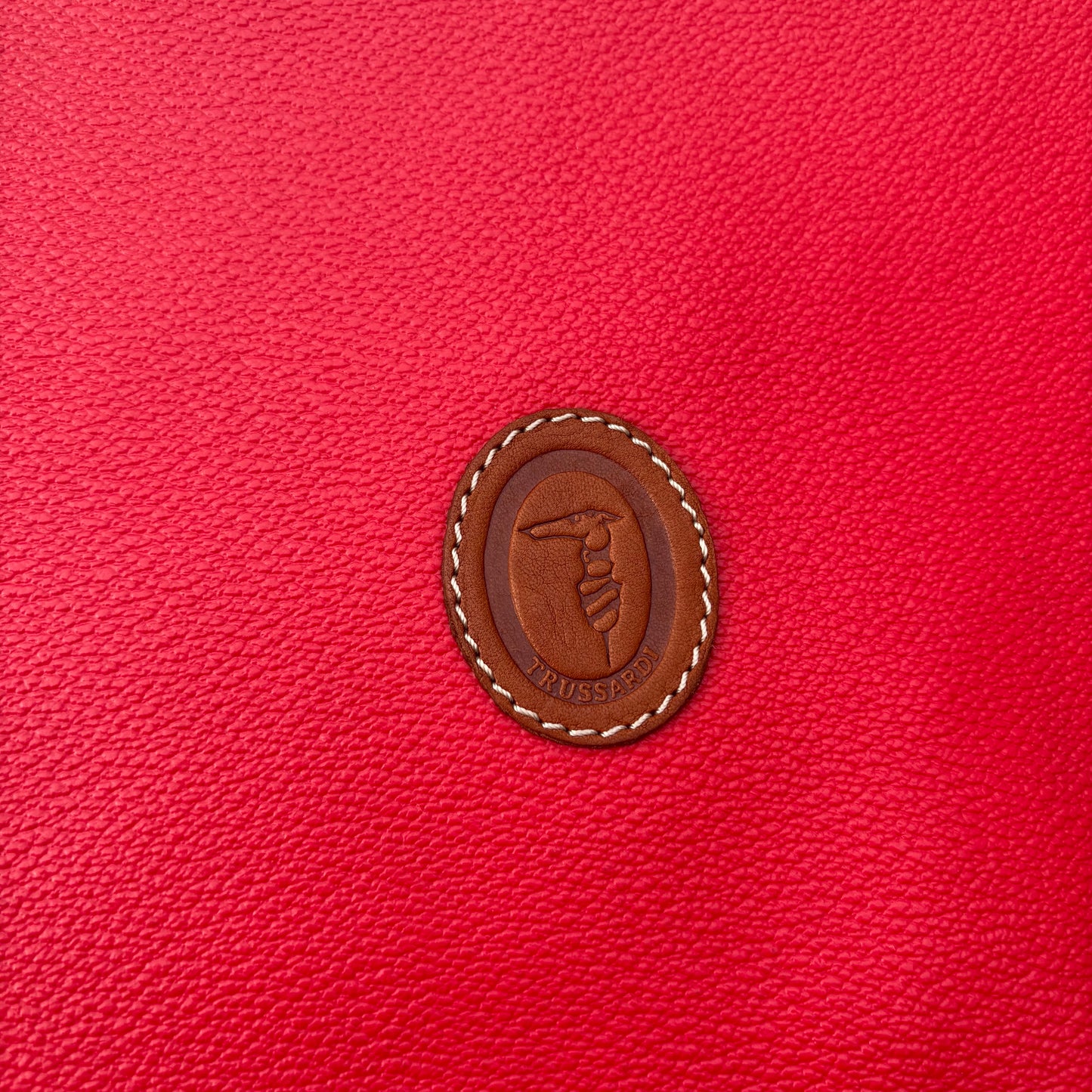 Pochette rossa Trussardi